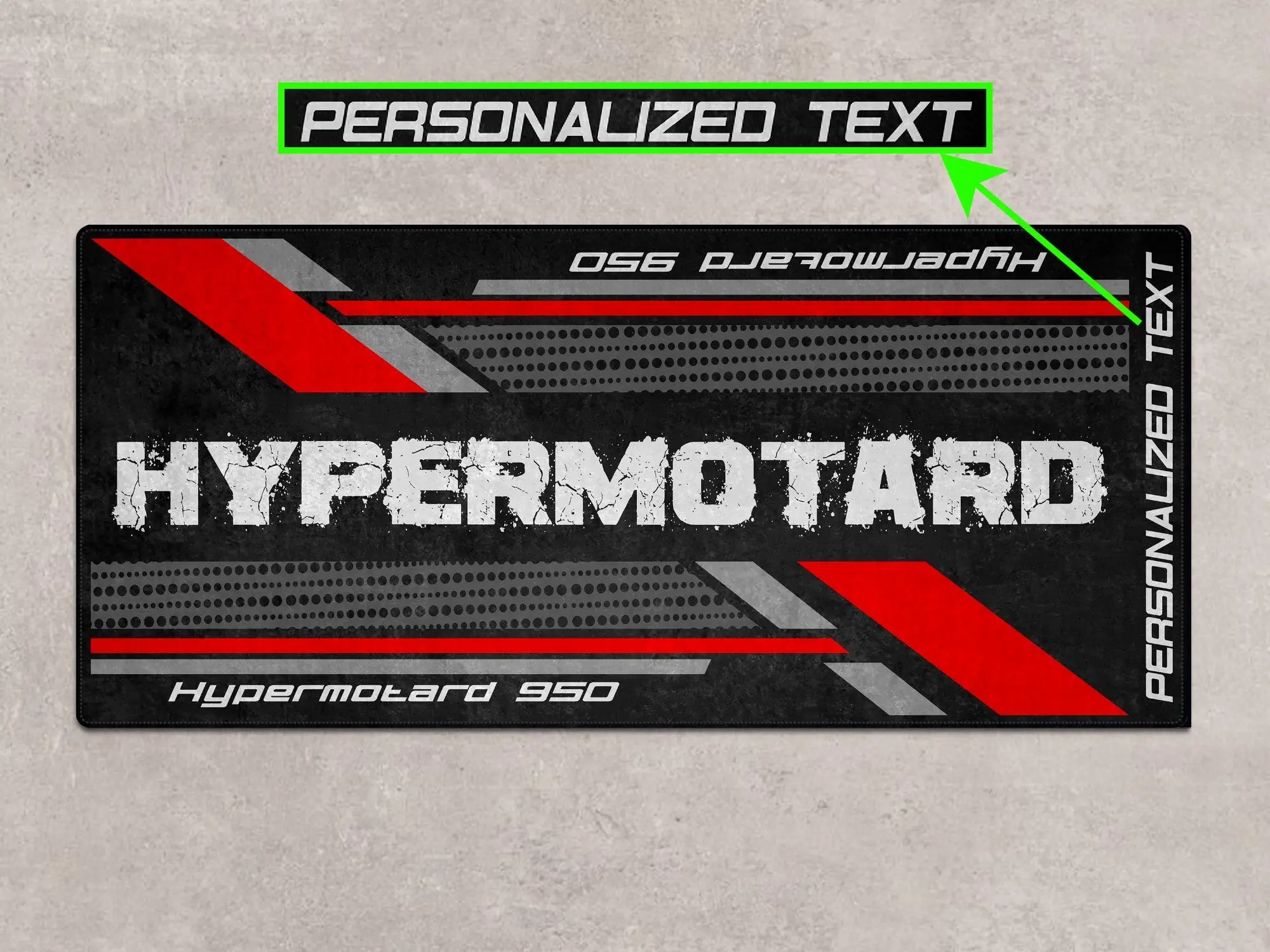 Designed Pit Mat for Ducati Hypermotard 950 RVE Motorcycle - MM7179 - Image 4