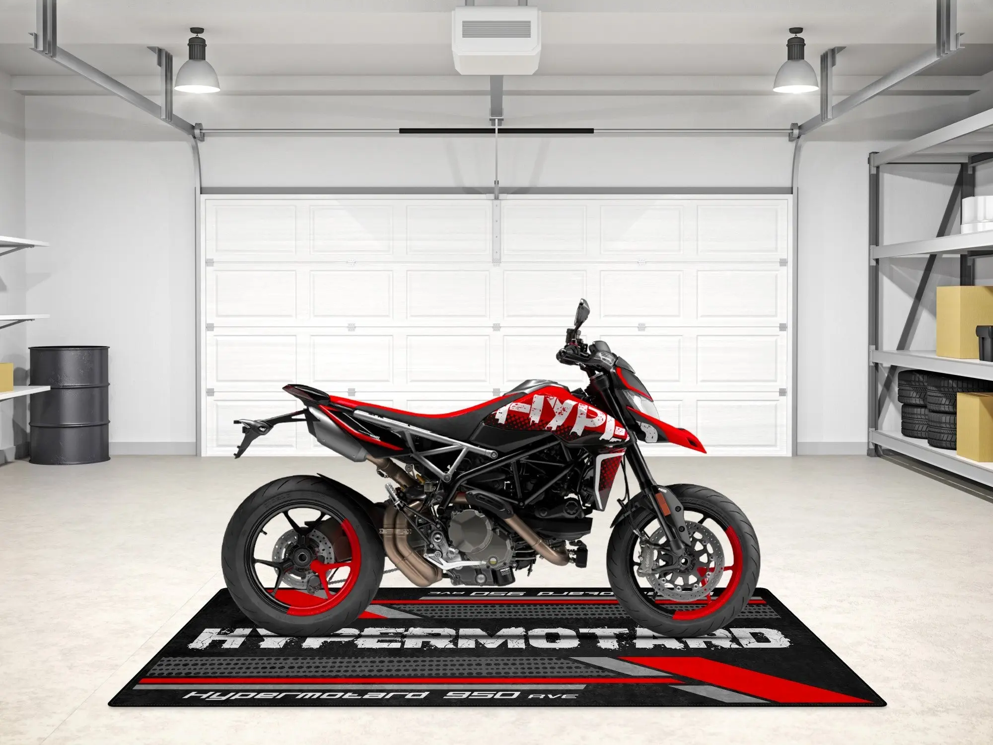 Designed Pit Mat for Ducati Hypermotard 950 RVE Motorcycle - MM7179 - Image 5