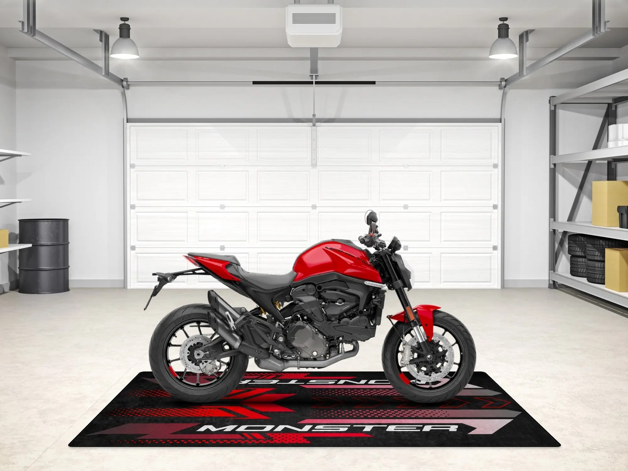 Designed Pit Mat for Ducati Monster Motorcycle - MM7176 - Image 5