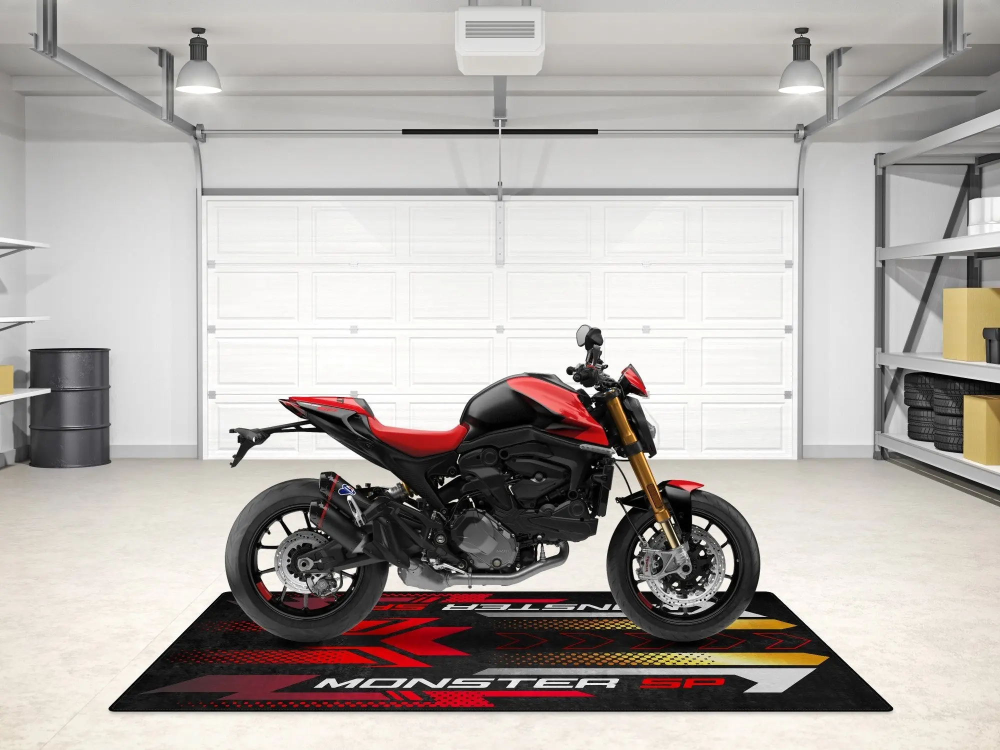 Designed Pit Mat for Ducati Monster SP Motorcycle - MM7196 - Image 5