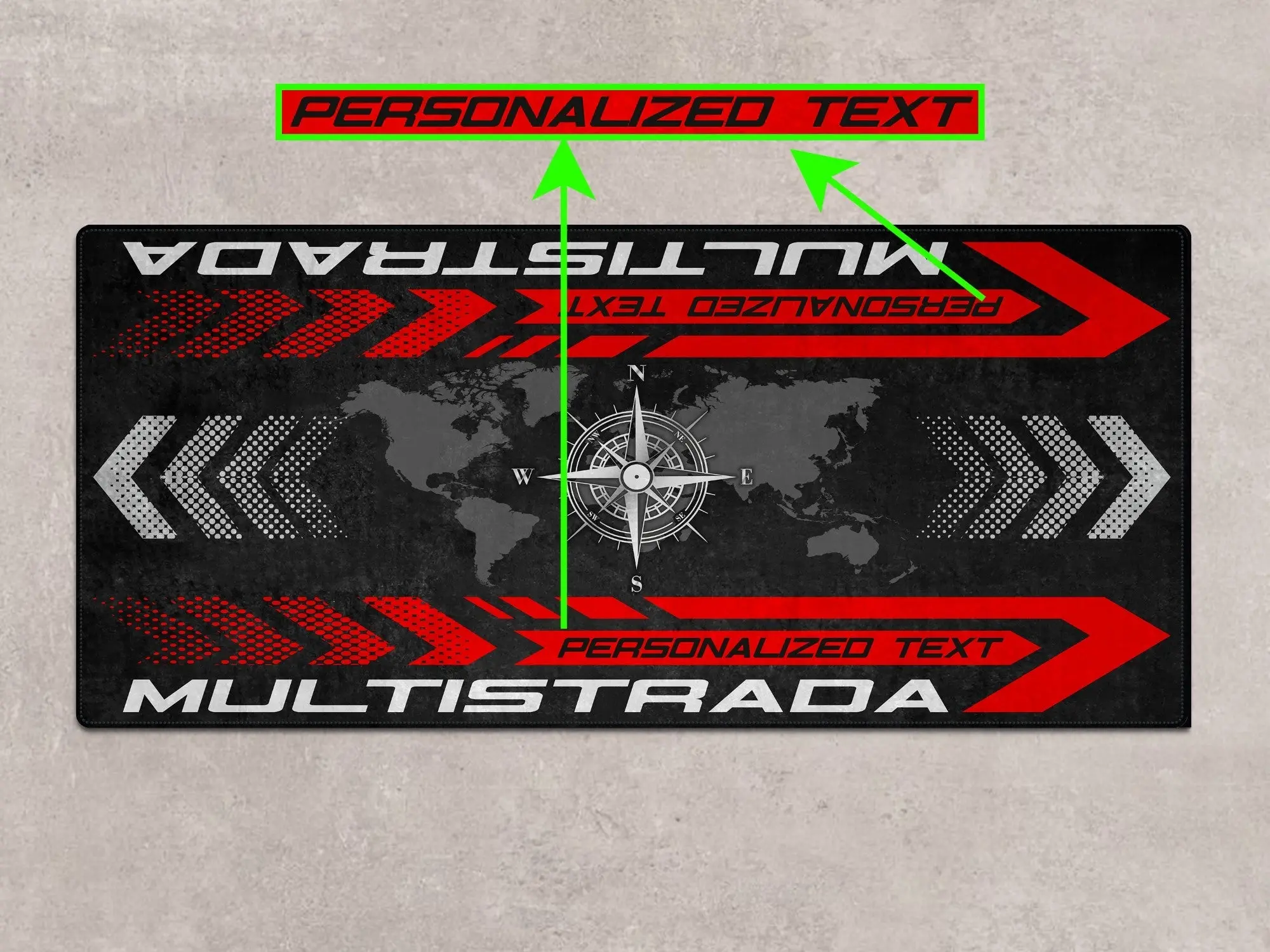 Designed Pit Mat for Ducati Multistrada Motorcycle - MM7177 - Image 8