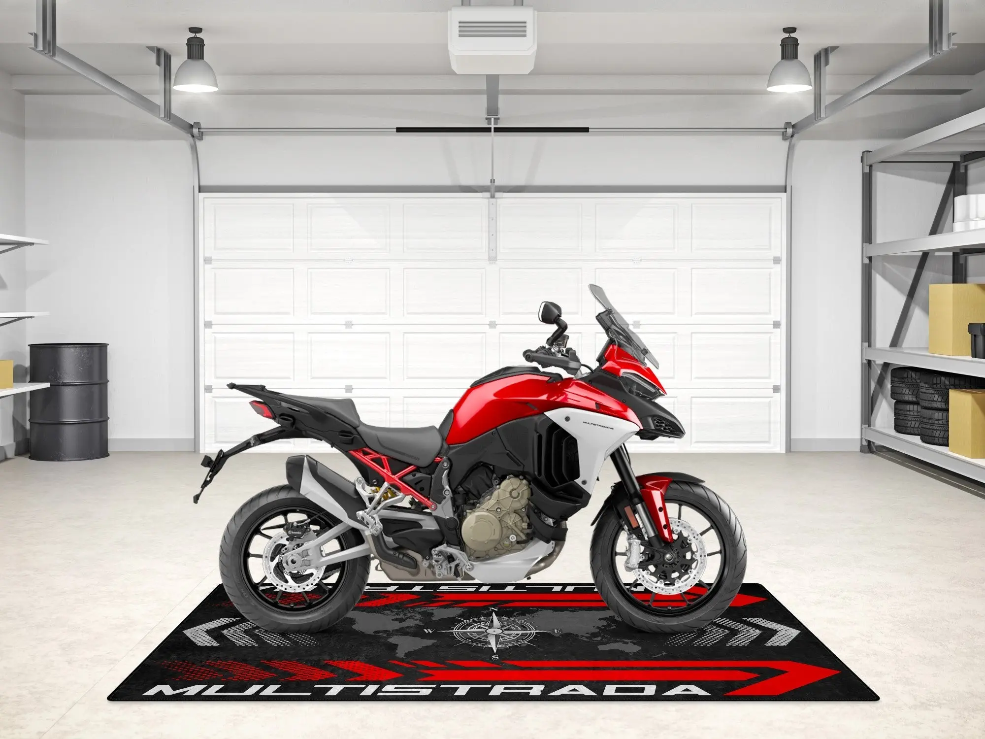 Designed Pit Mat for Ducati Multistrada Motorcycle - MM7177 - Image 9