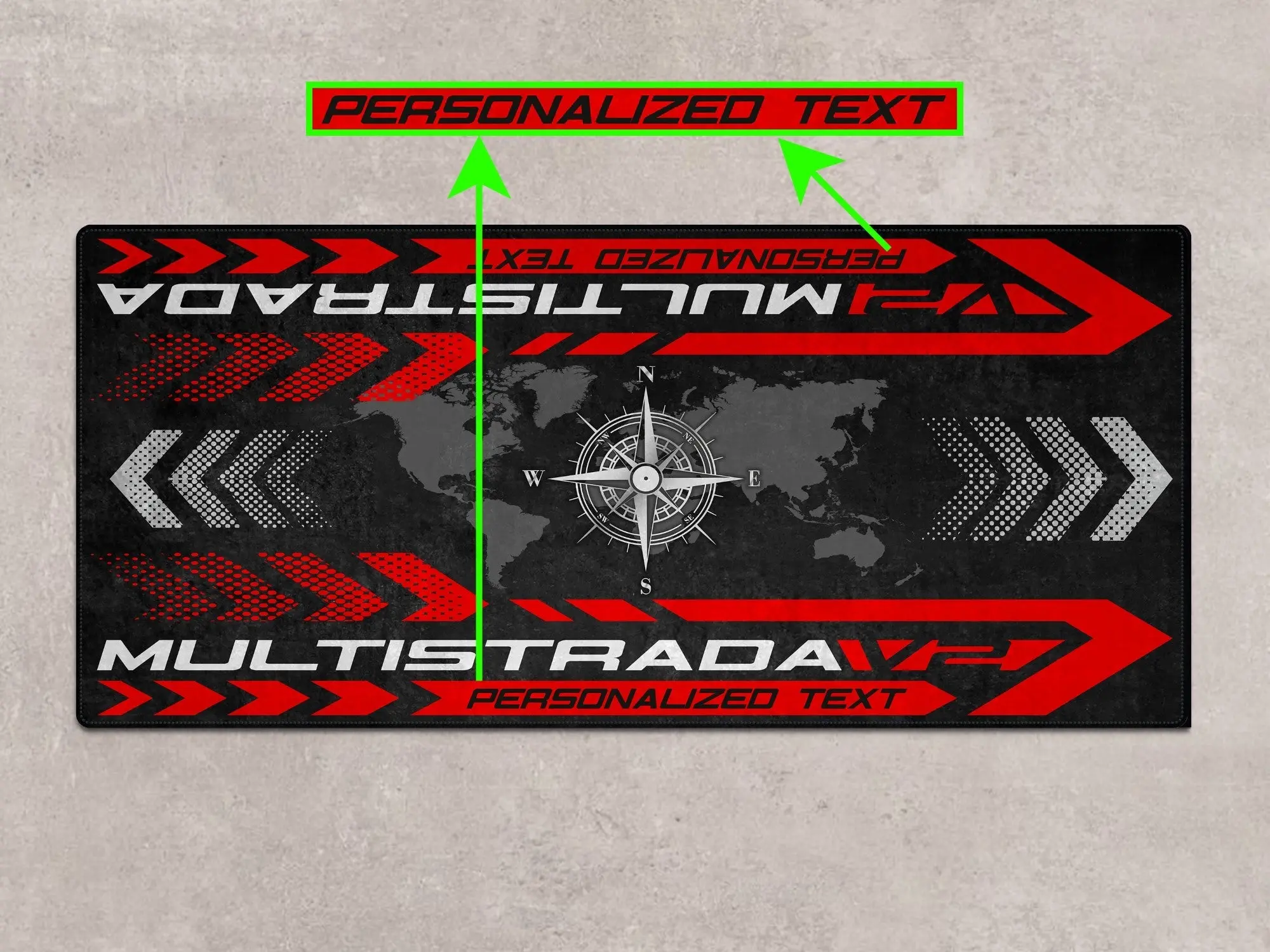 Designed Pit Mat for Ducati Multistrada V2 Motorcycle - MM7162 - Image 4