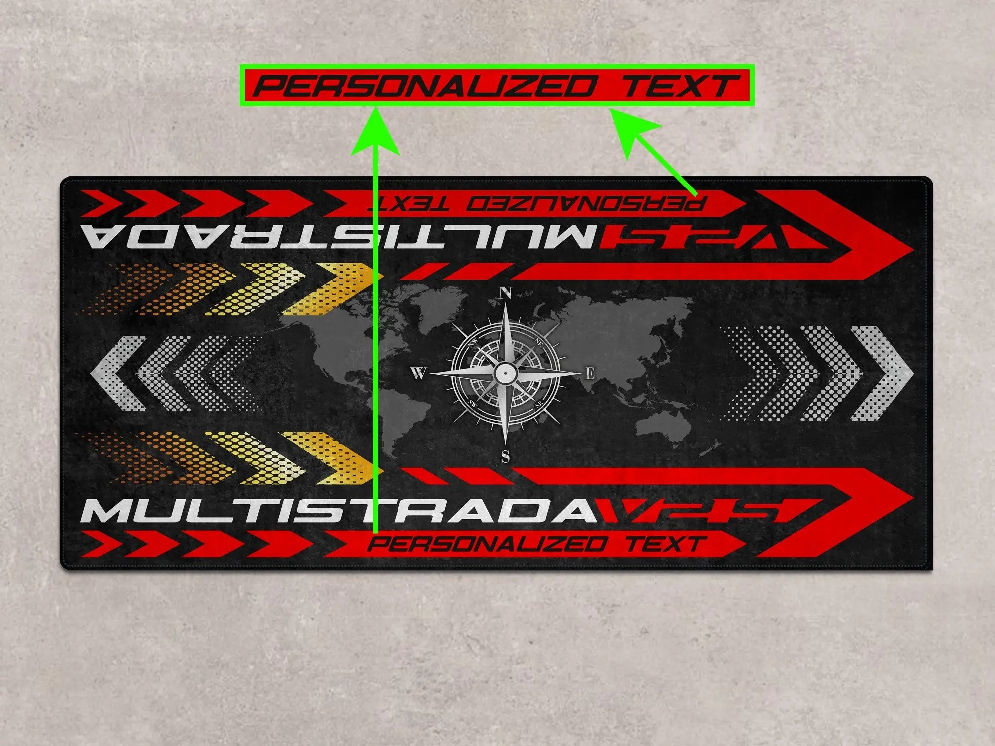 Designed Pit Mat for Ducati Multistrada V2 S Motorcycle - MM7163 - Image 4