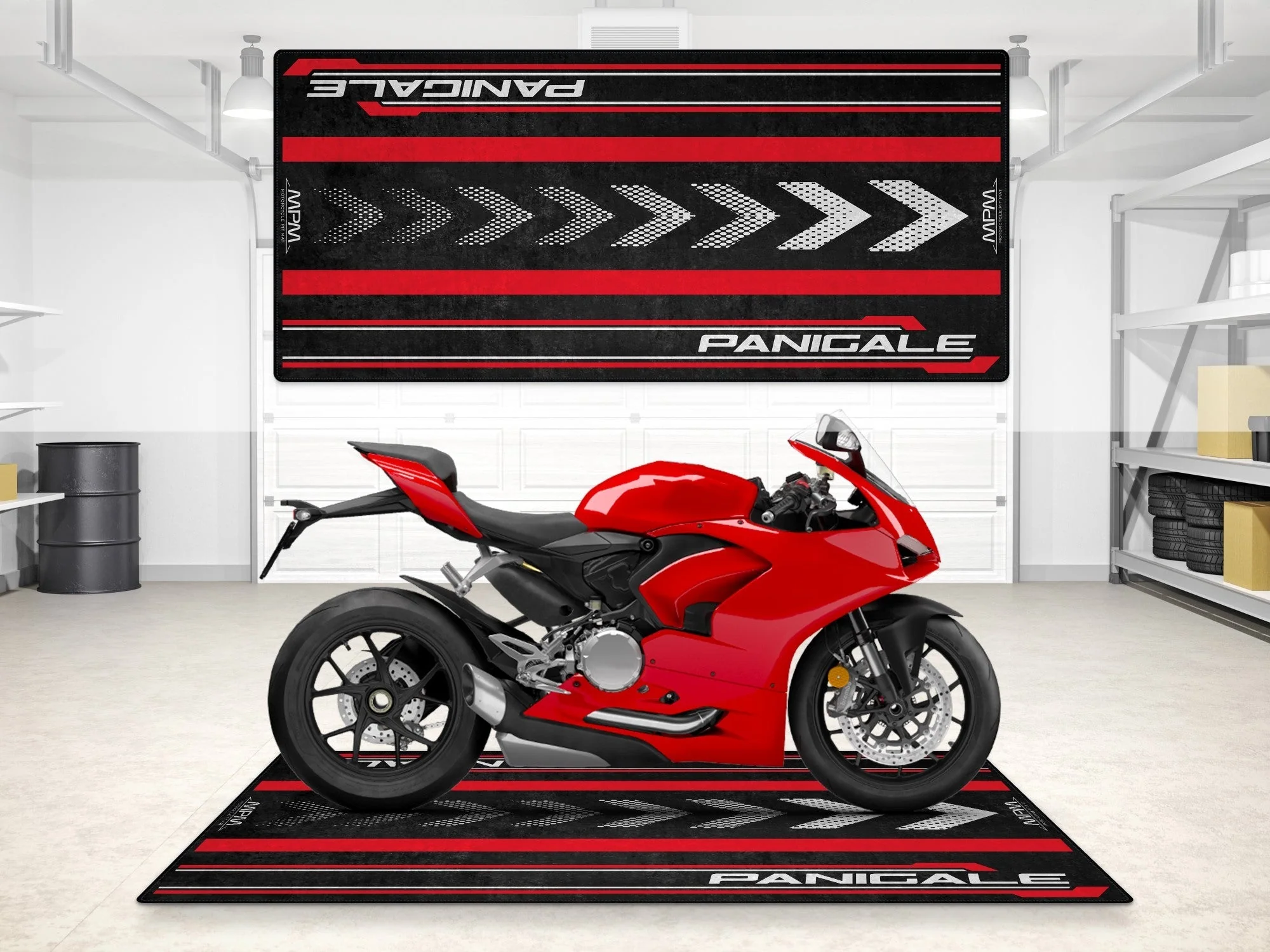 Designed Pit Mat for Ducati Panigale Motorcycle - MM7181