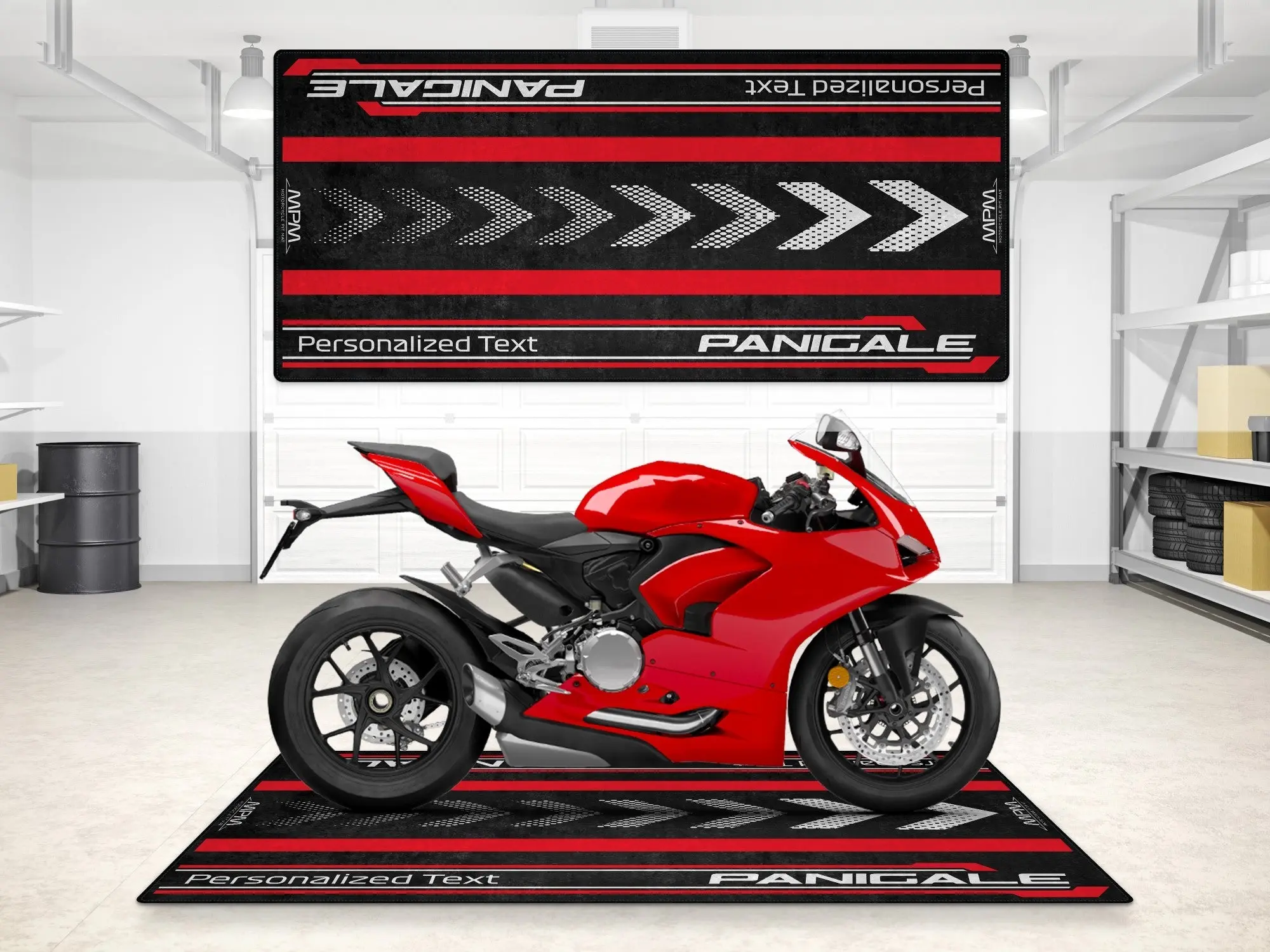 Designed Pit Mat for Ducati Panigale Motorcycle - MM7181 - Image 3