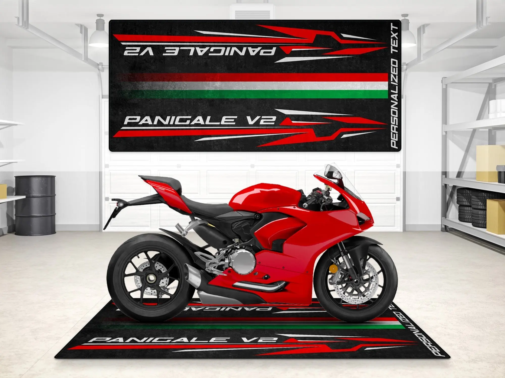 Designed Pit Mat for Ducati Panigale V2 Motorcycle - MM7186 - Image 3