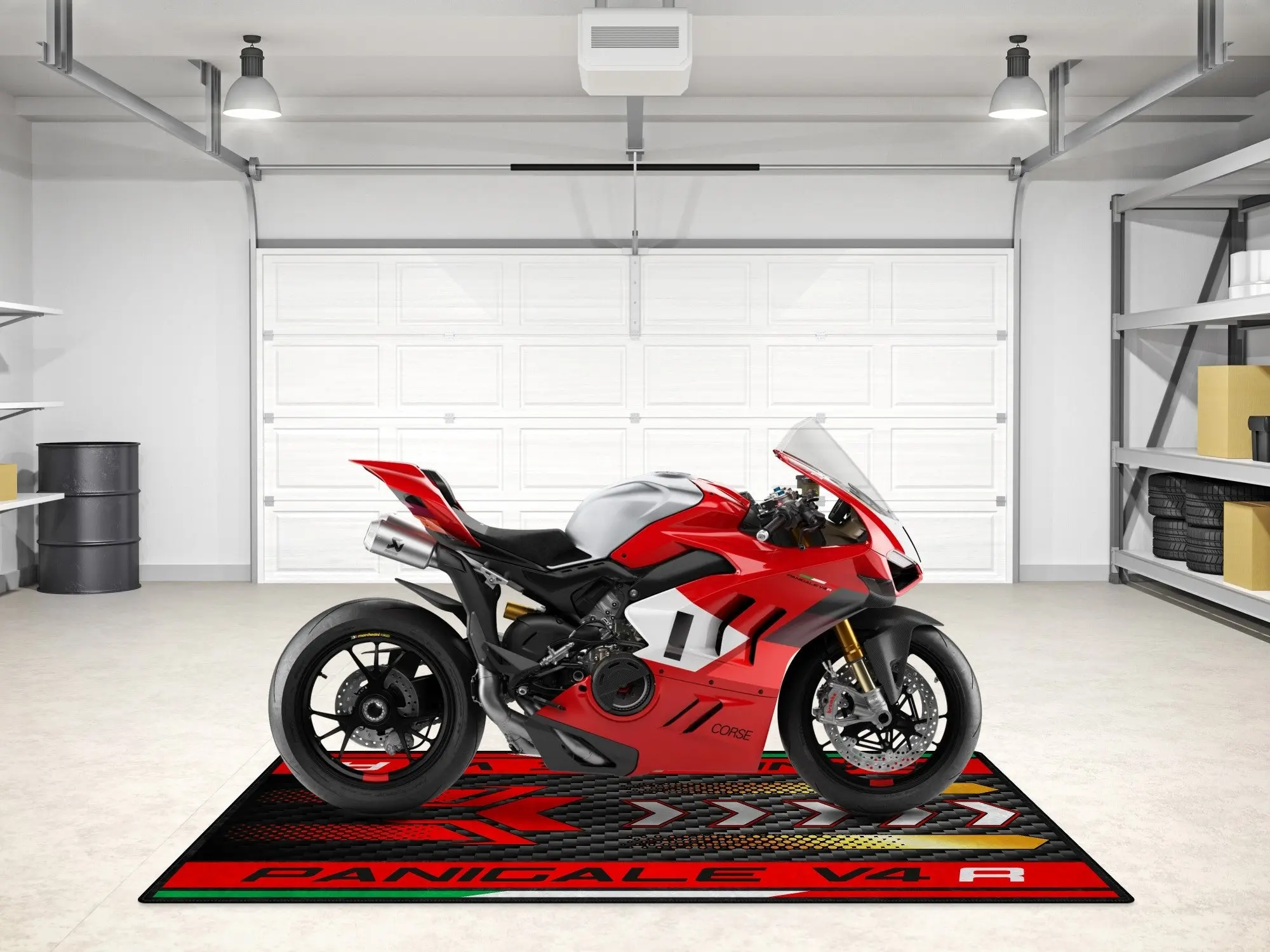 Designed Pit Mat for Ducati Panigale V4 R Motorcycle - MM7189 - Image 5