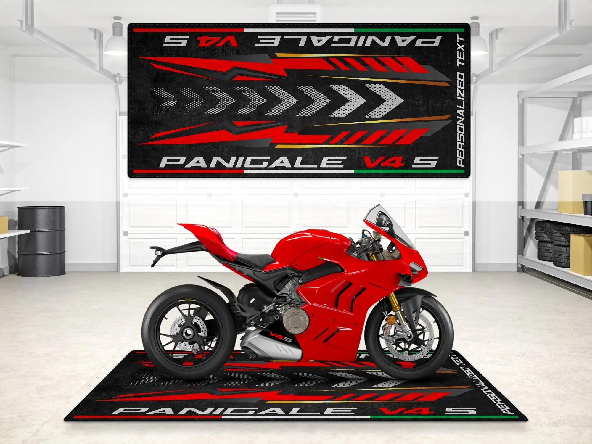 Designed Pit Mat for Ducati Panigale V4 S Motorcycle - MM7188 - Image 3