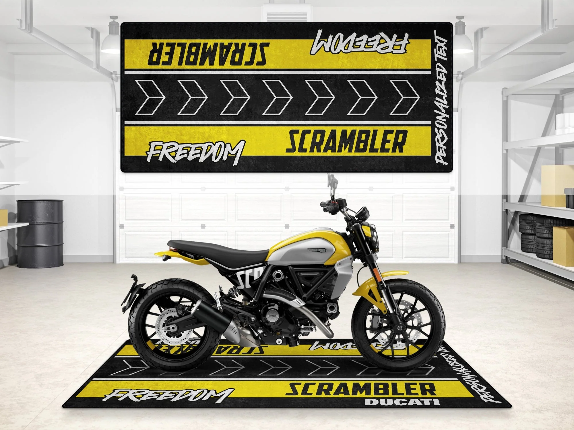 Designed Pit Mat for Ducati SCRAMBLER FREEDOM Motorcycle - MM7246 - Image 3