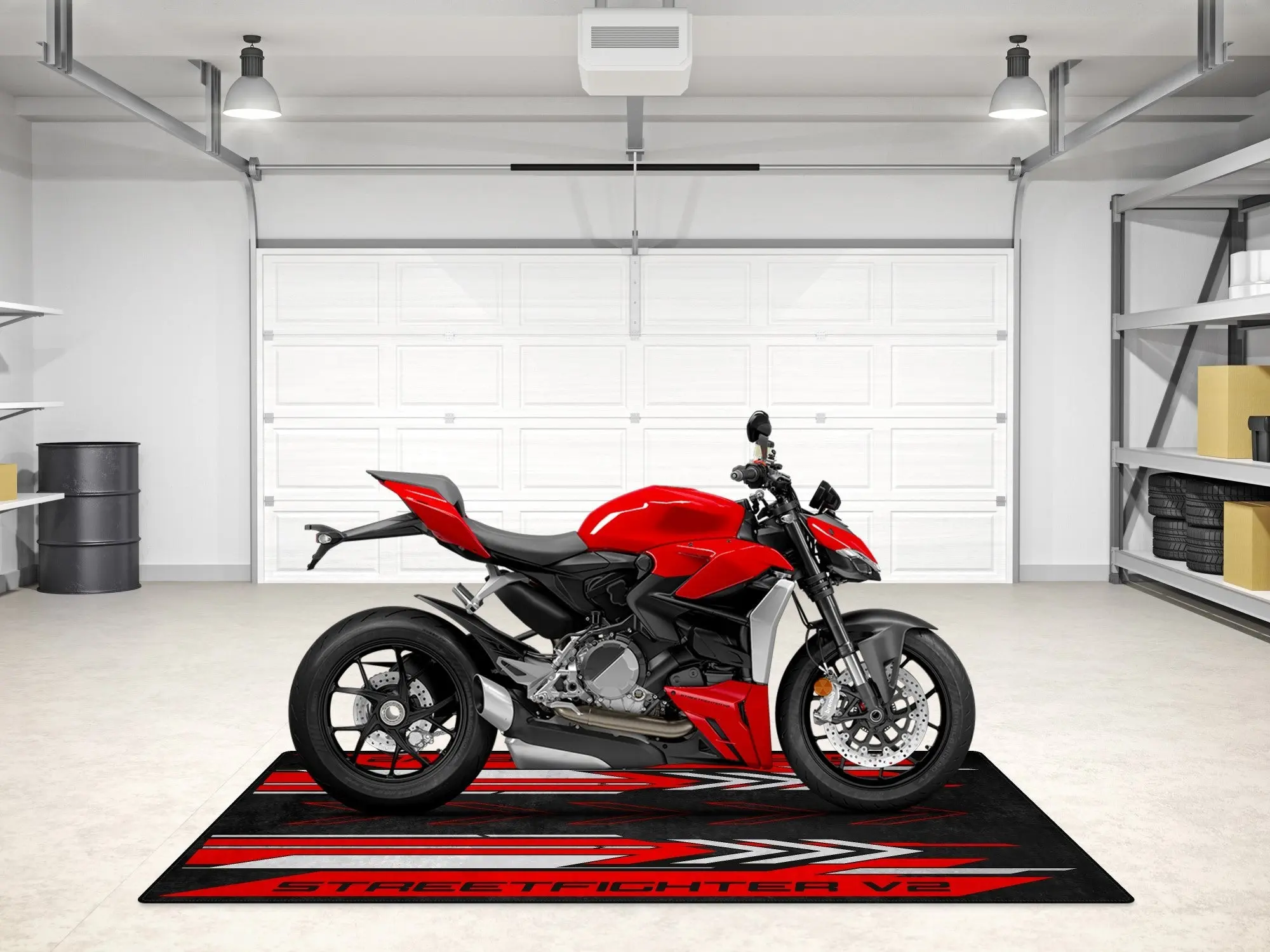 Designed Pit Mat for Ducati Streetfighter V2 Motorcycle - MM7258 - Image 5