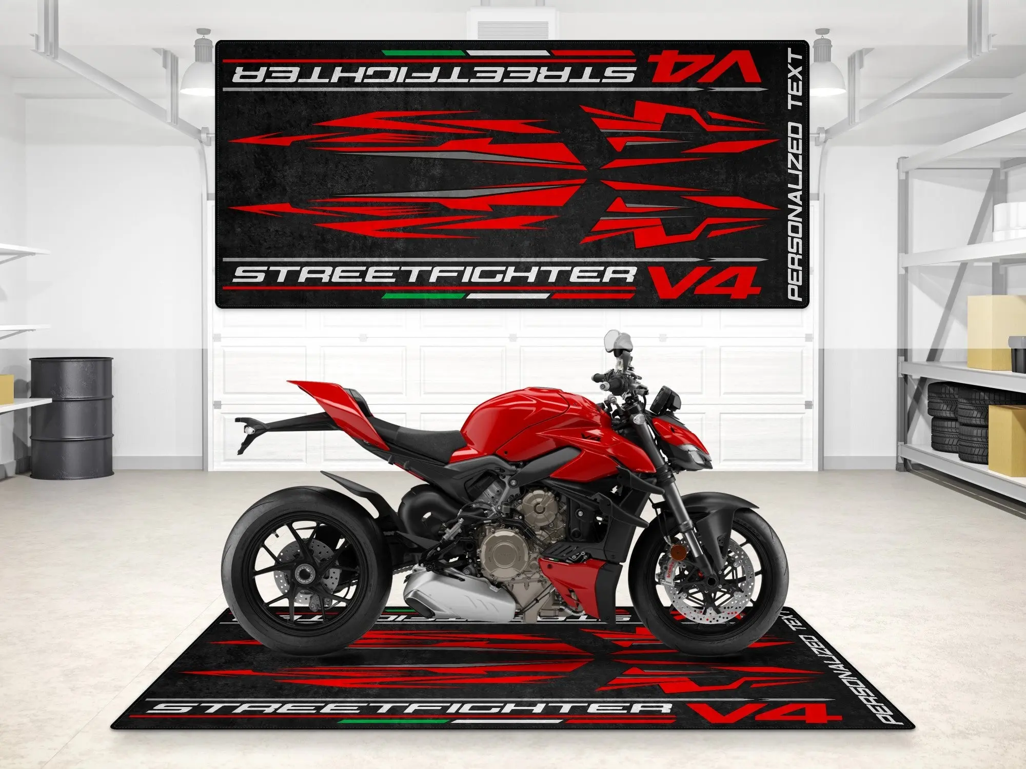 Designed Pit Mat for Ducati Streetfighter V4 Motorcycle - MM7259 - Image 3