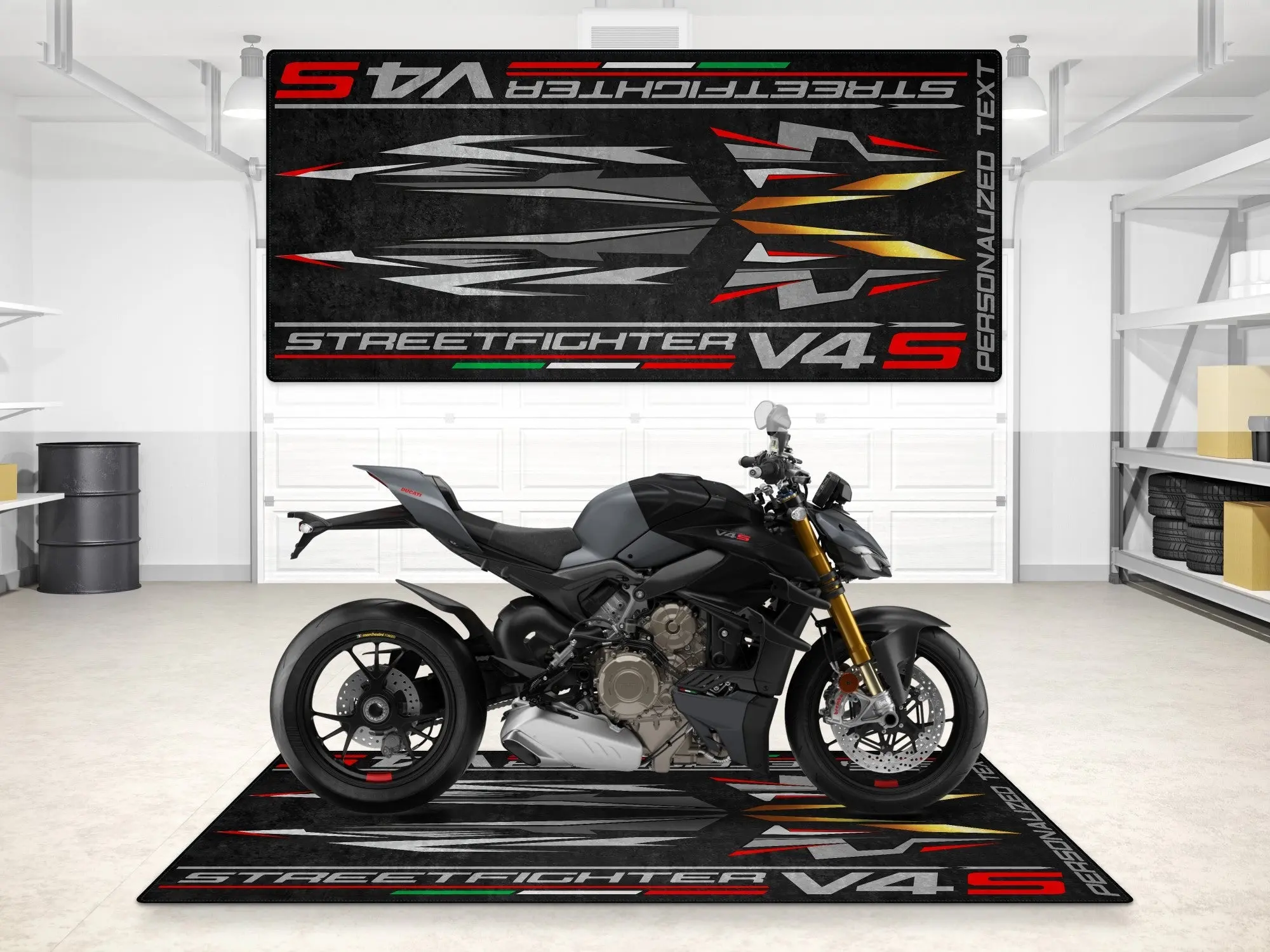 Designed Pit Mat for Ducati Streetfighter V4 S Motorcycle - MM7260 - Image 3