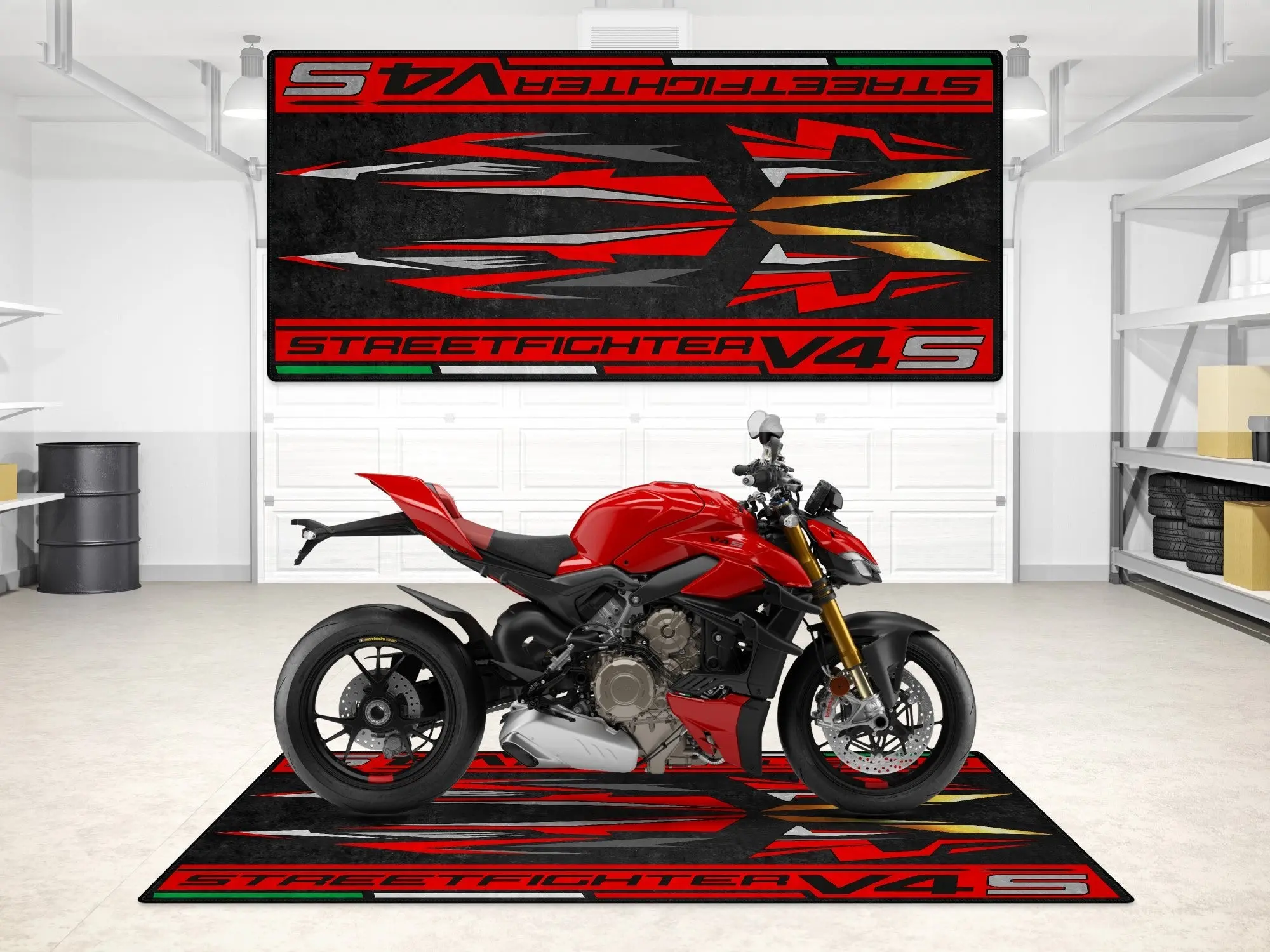 Designed Pit Mat for Ducati Streetfighter V4 S Motorcycle - MM7260 - Image 6