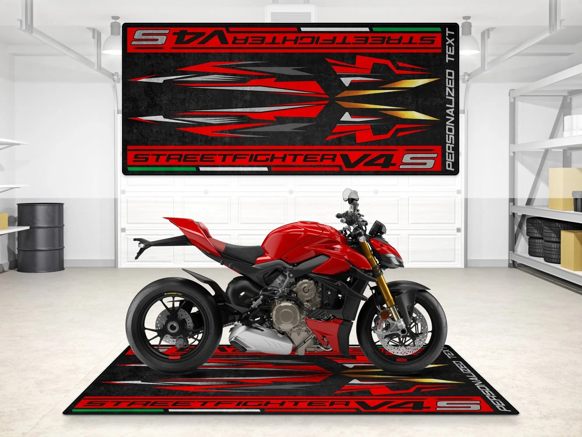 Designed Pit Mat for Ducati Streetfighter V4 S Motorcycle - MM7260 - Image 8