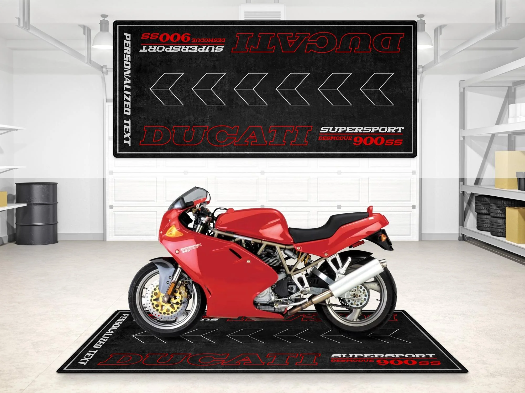 Designed Pit Mat for Ducati Supersport 900SS Motorcycle - MM7272 - Image 3