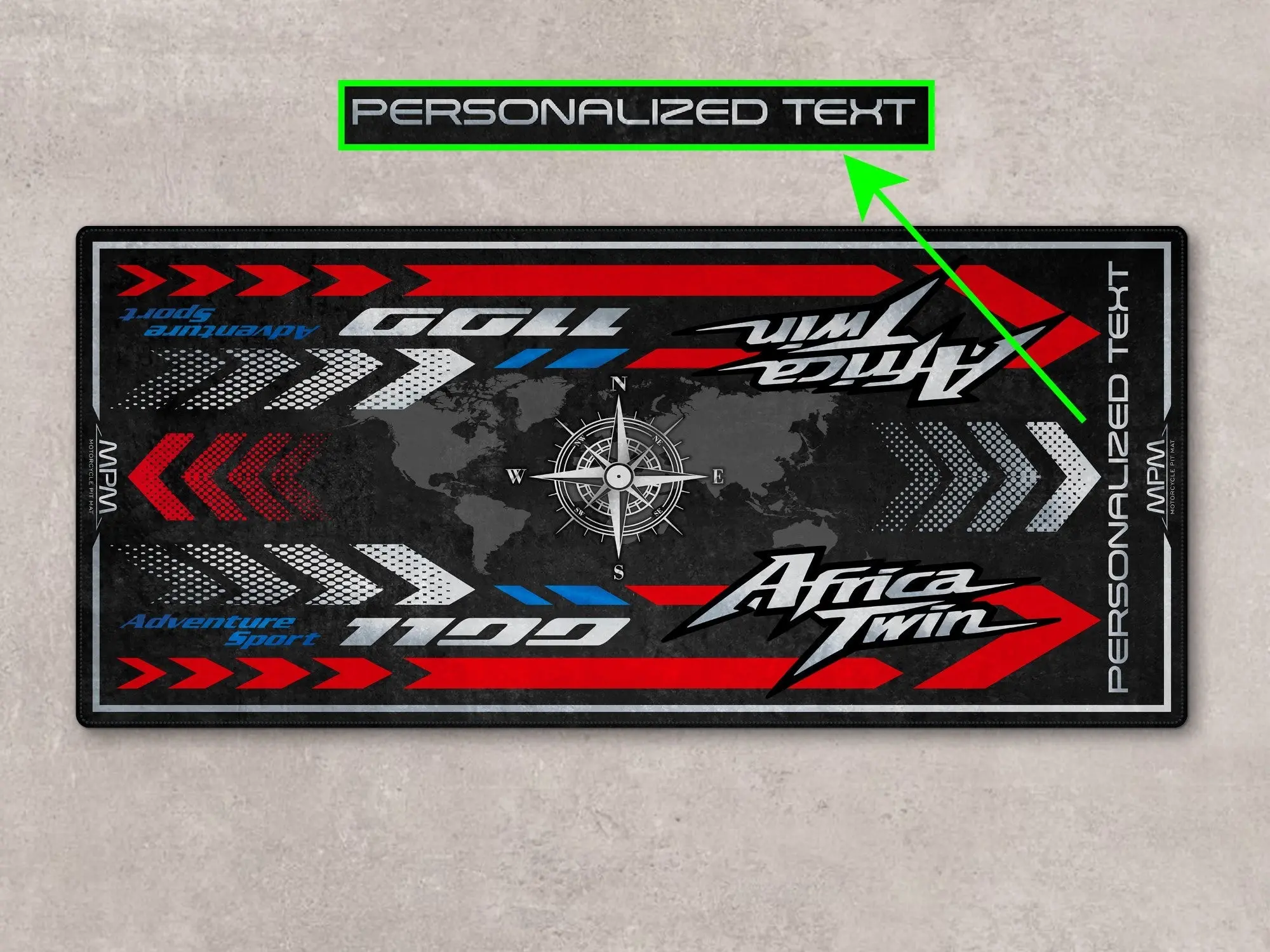 Designed Pit Mat for Honda Africa Twin Motorcycle - MM7452 - Image 4