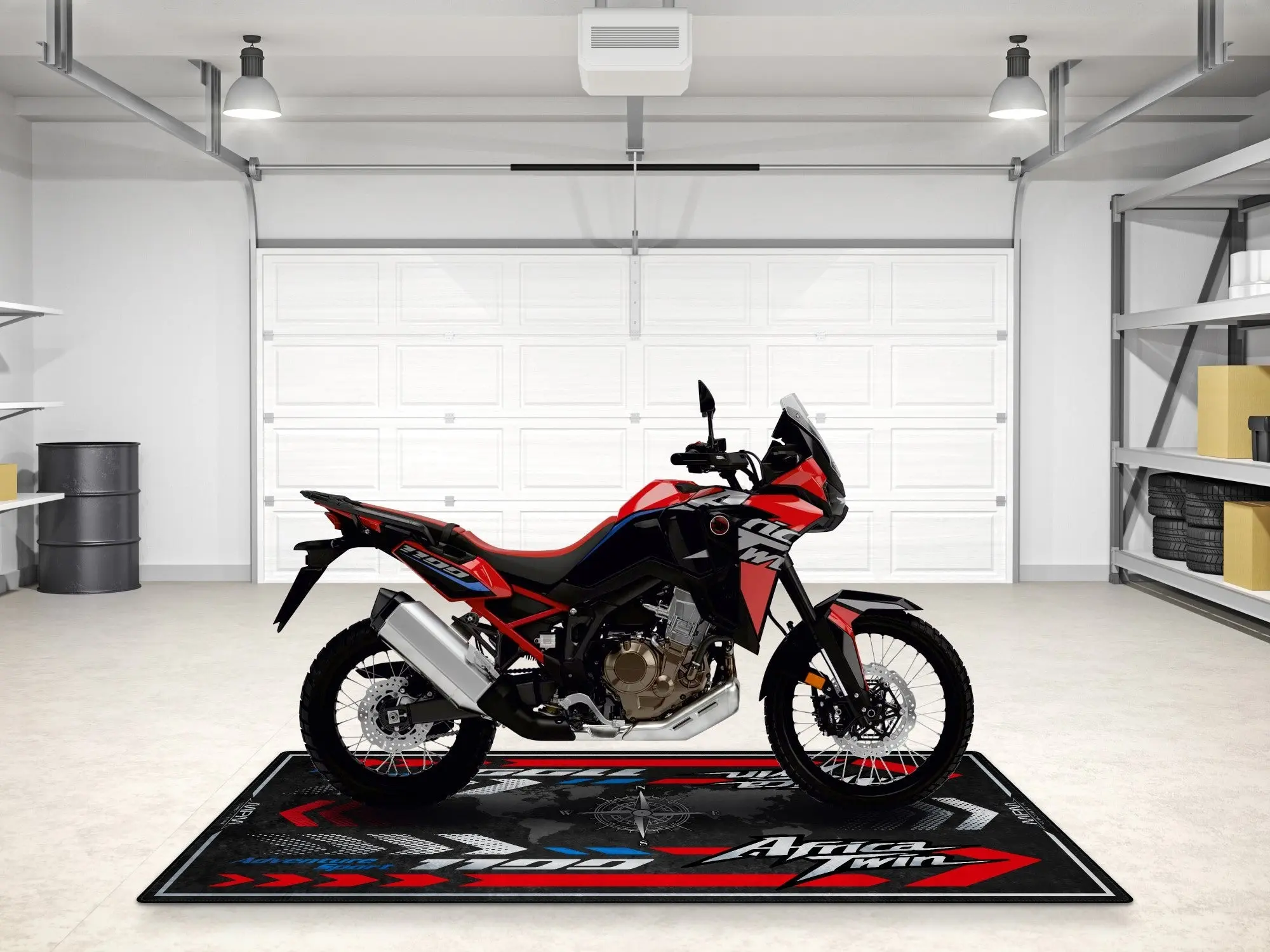 Designed Pit Mat for Honda Africa Twin Motorcycle - MM7452 - Image 5