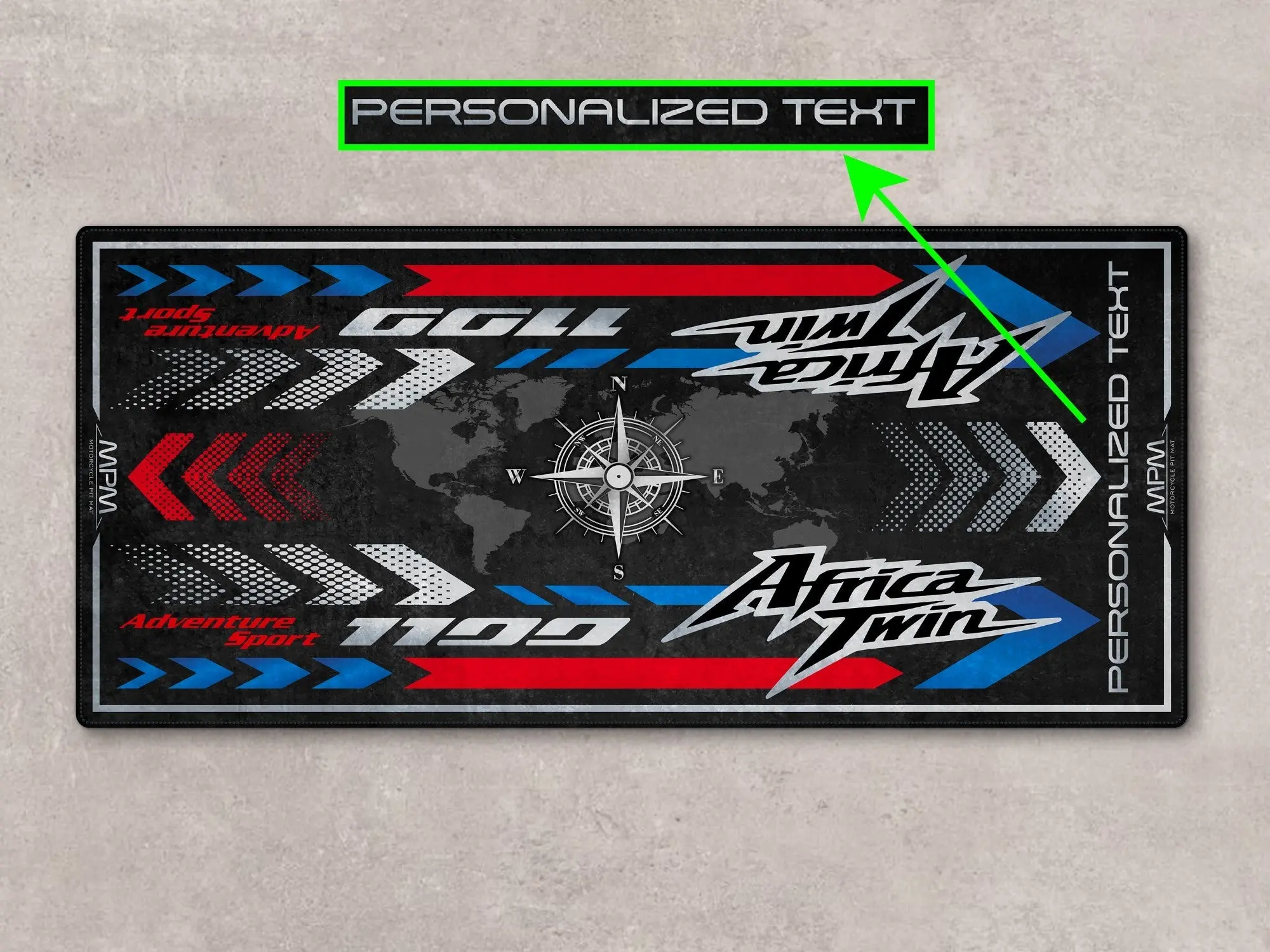 Designed Pit Mat for Honda Africa Twin Motorcycle - MM7452 - Image 9