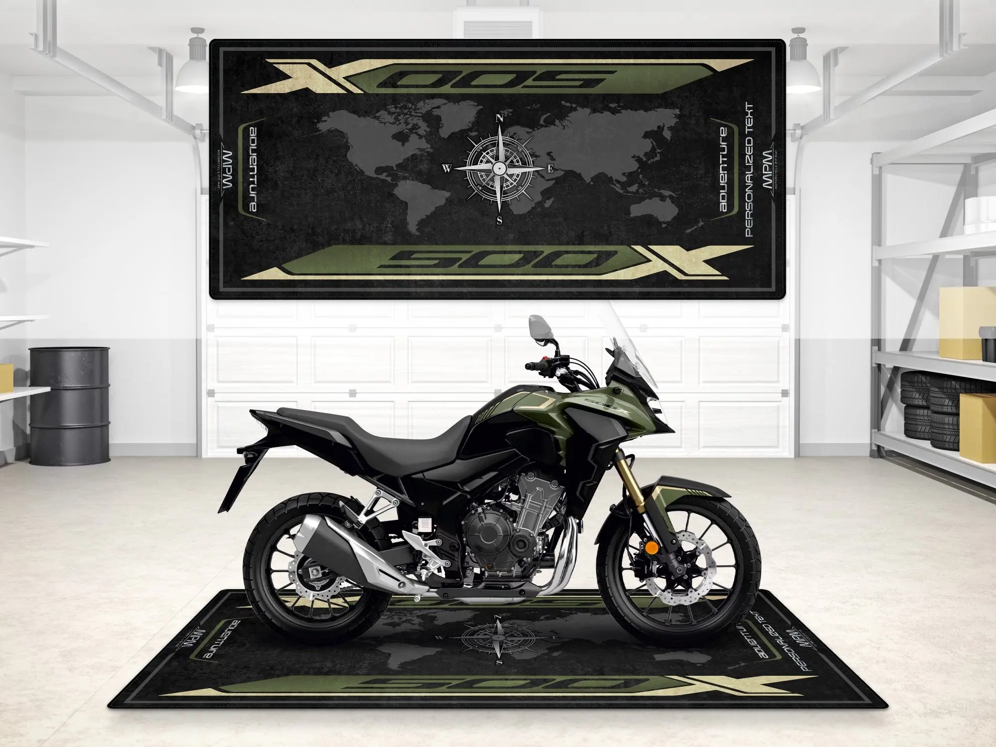 Designed Pit Mat for Honda CB500X Motorcycle - MM7455 - Image 3