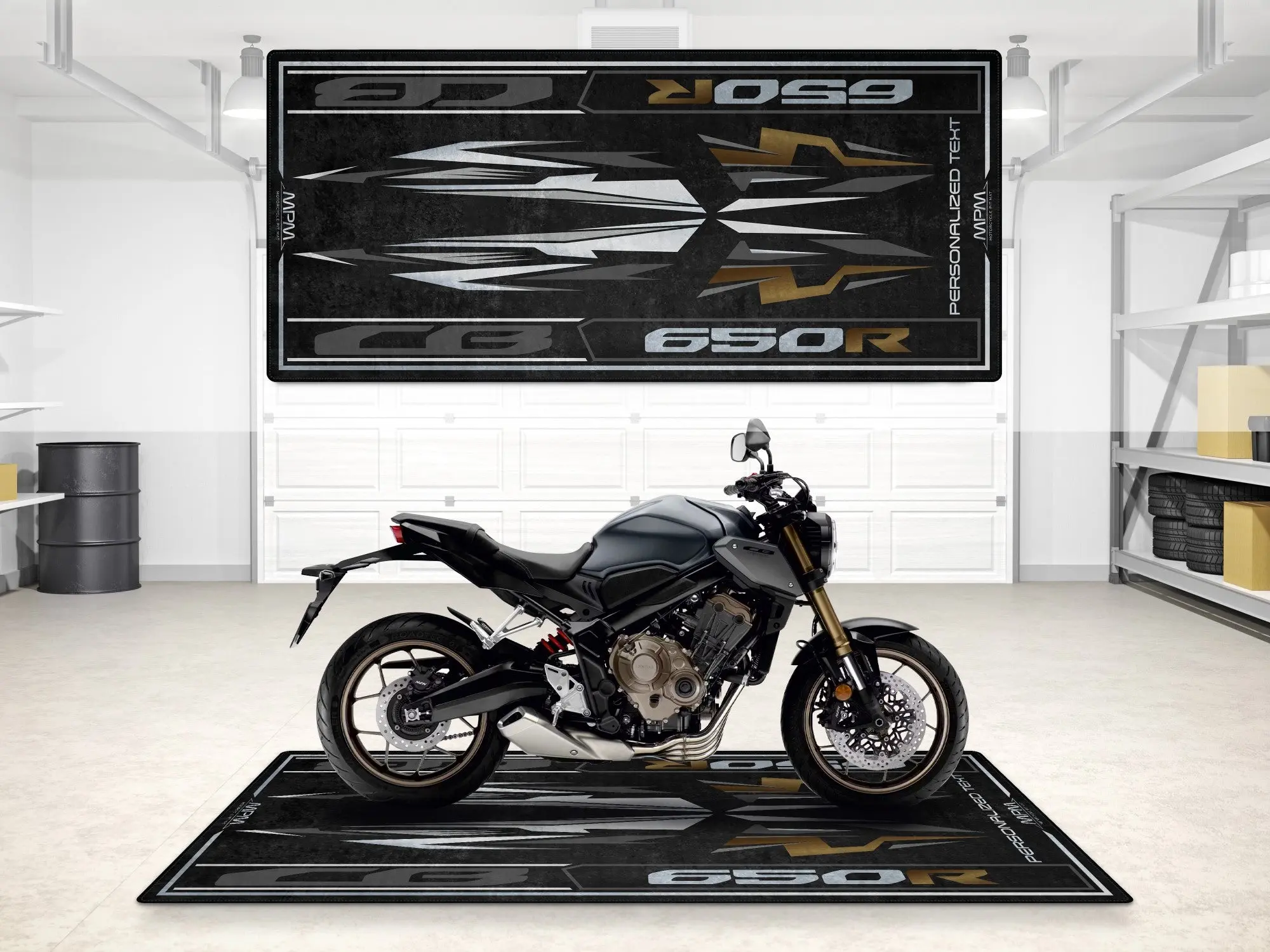 Designed Pit Mat for Honda CB650R Motorcycle - MM7449 - Image 3