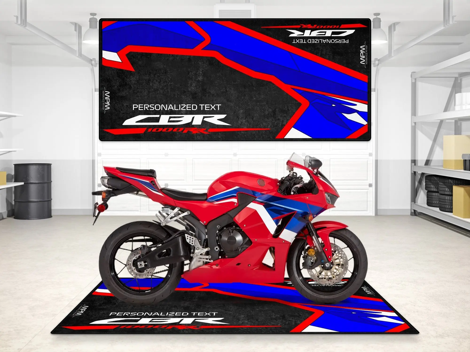 Designed Pit Mat for Honda CBR1000RR Motorcycle - MM7154 - Image 3