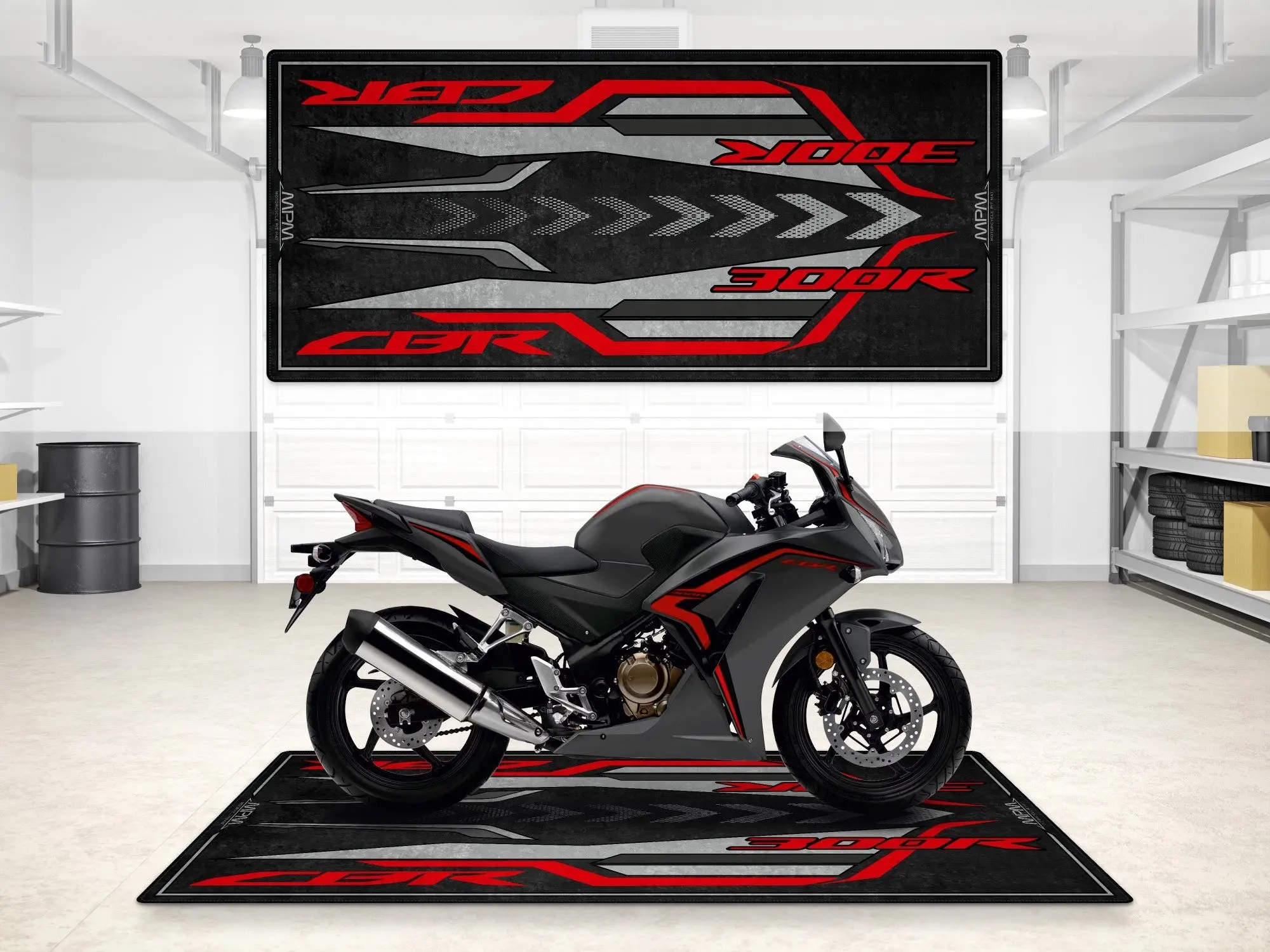 Designed Pit Mat for Honda CBR300R Motorcycle - MM7446 - Image 6