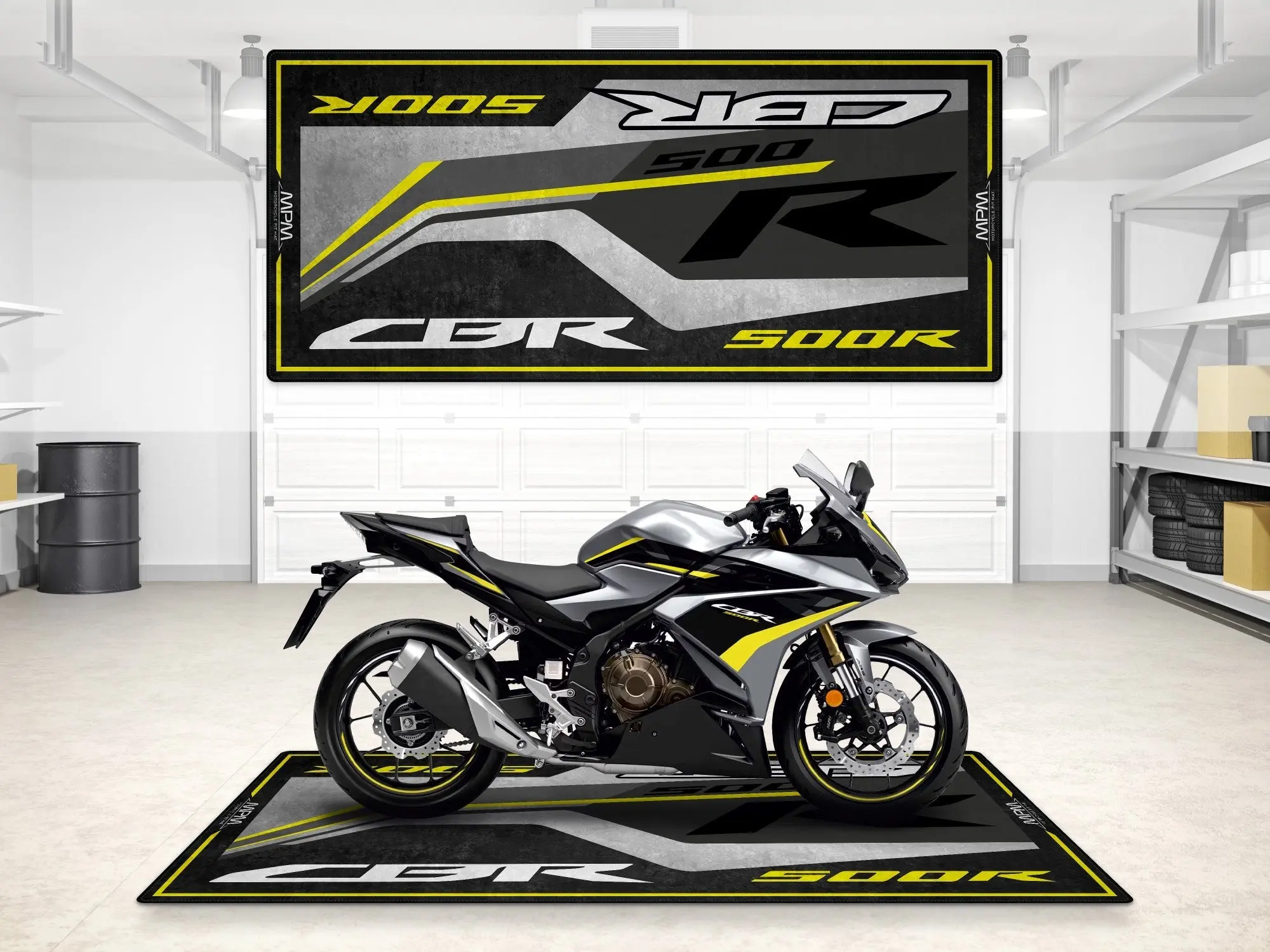 Designed Pit Mat for Honda CBR500R Motorcycle - MM7445 - Image 5