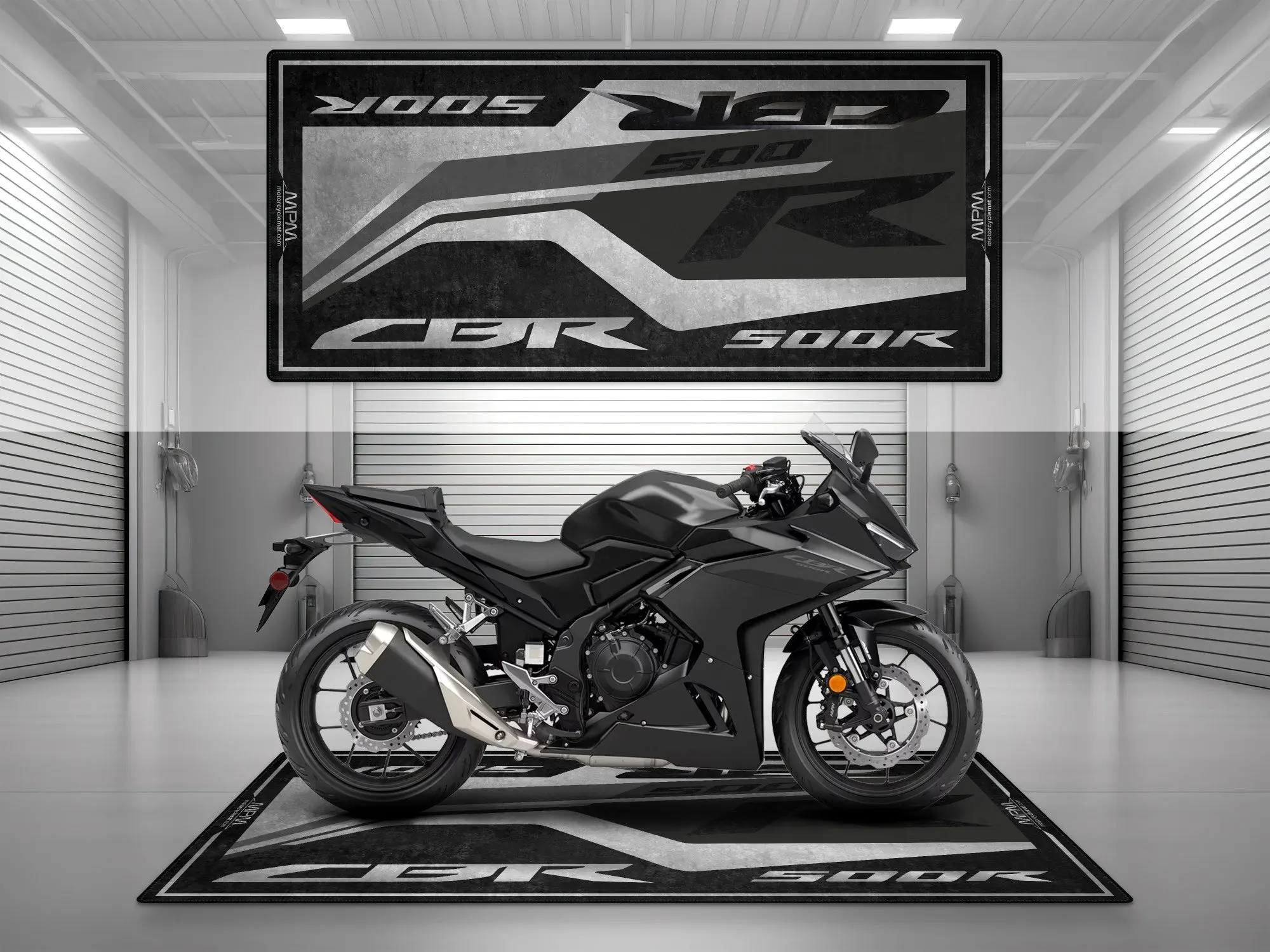 Designed Pit Mat for Honda CBR500R Motorcycle - MM7445 - Image 7