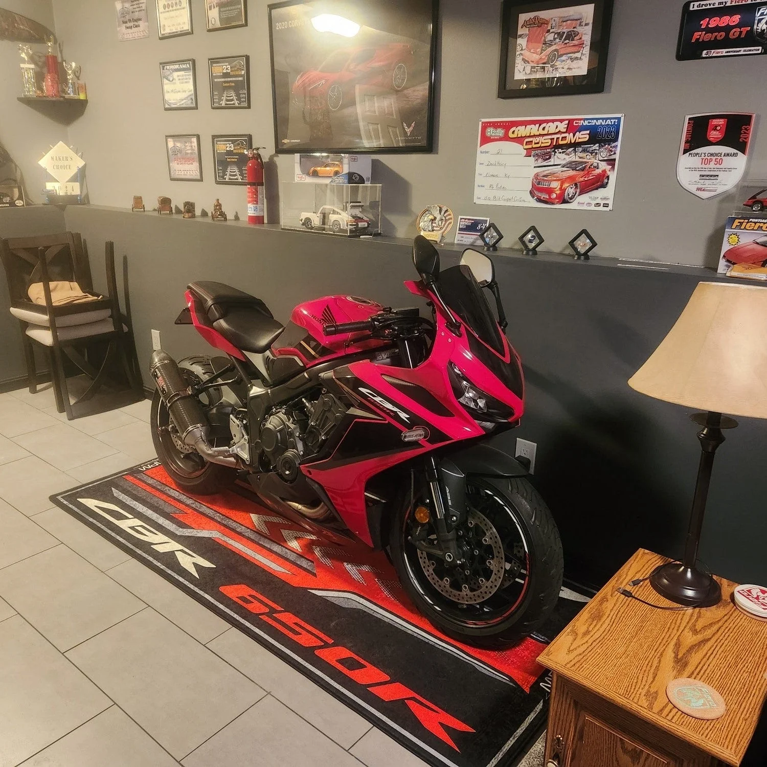 Designed Pit Mat for Honda CBR650R Motorcycle - MM7444 - Image 10