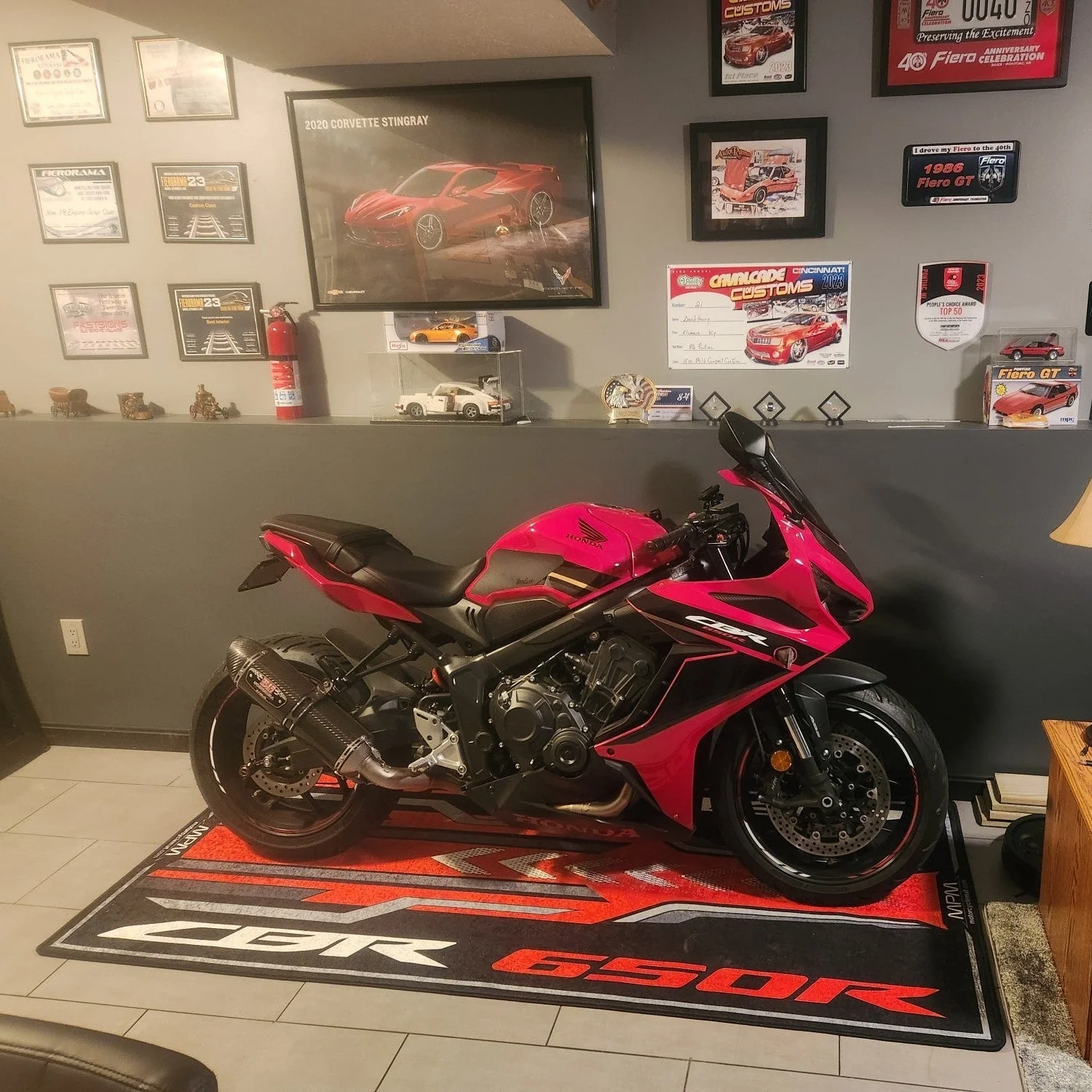 Designed Pit Mat for Honda CBR650R Motorcycle - MM7444 - Image 11