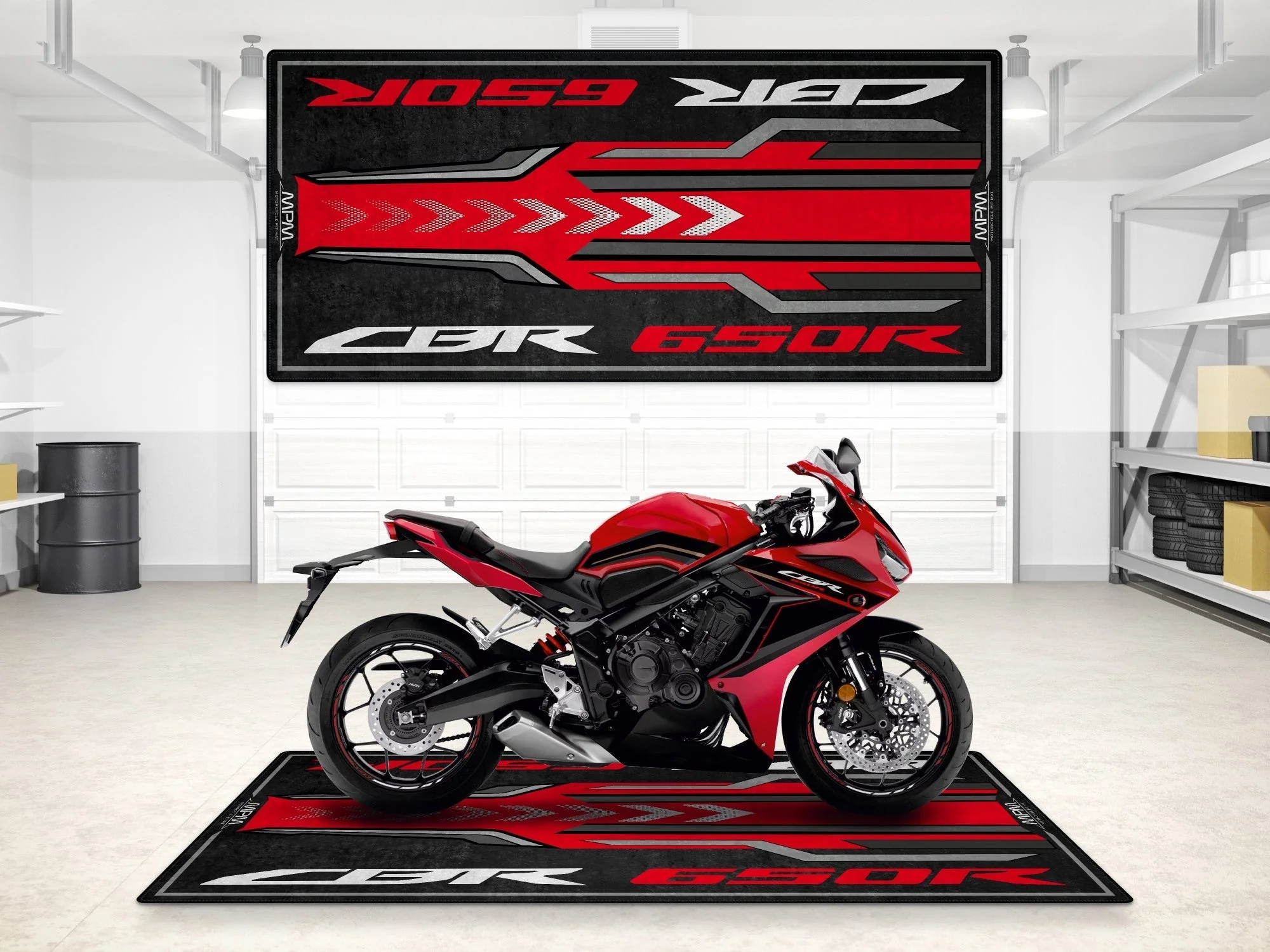 Designed Pit Mat for Honda CBR650R Motorcycle - MM7444 - Image 5