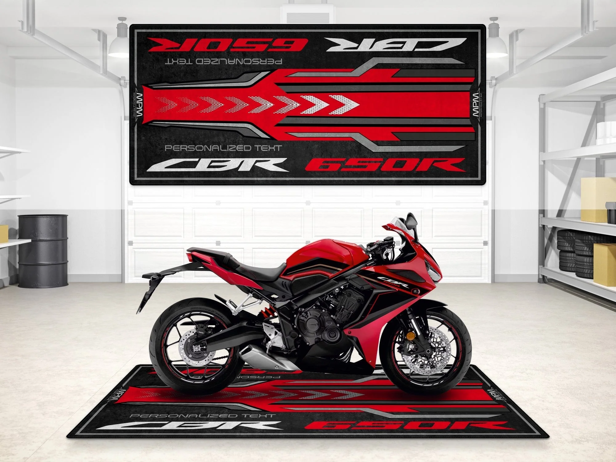 Designed Pit Mat for Honda CBR650R Motorcycle - MM7444 - Image 7