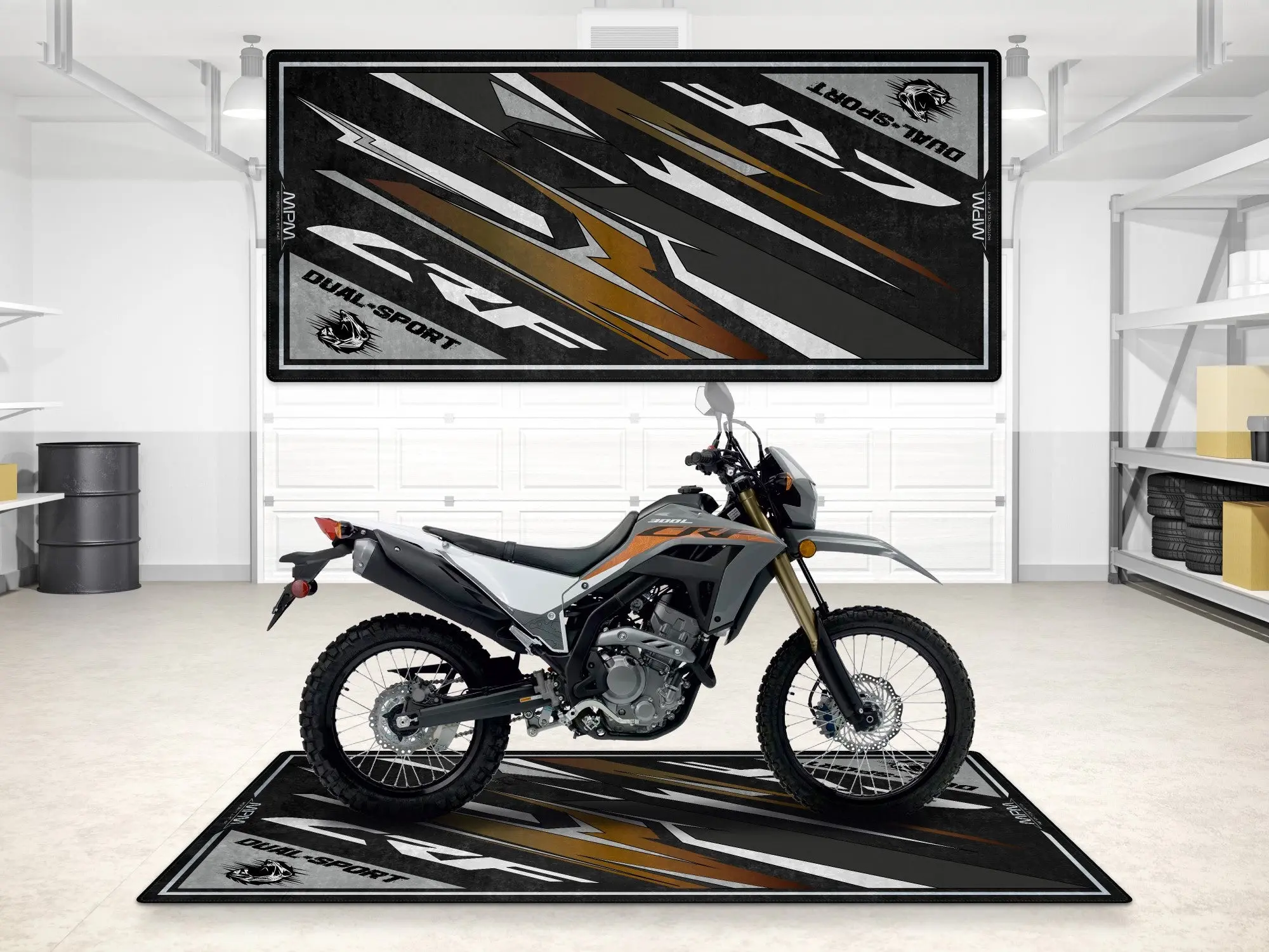 Designed Pit Mat for Honda CRF Motorcycle - MM7457 - Image 6