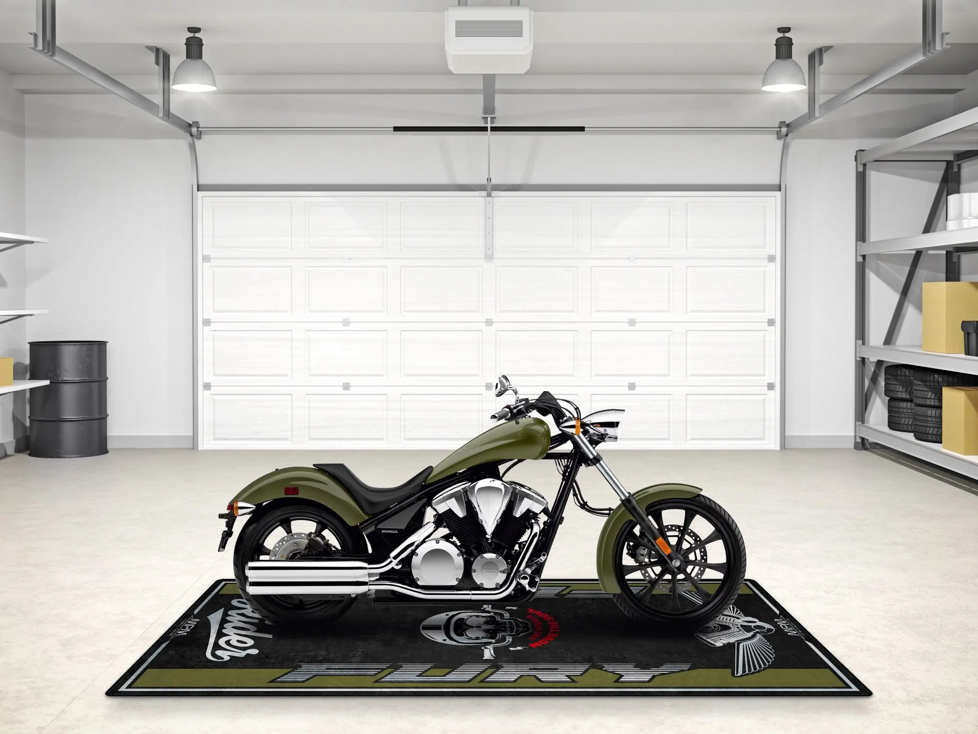 Designed Pit Mat for Honda Fury Motorcycle - MM7435 - Image 5