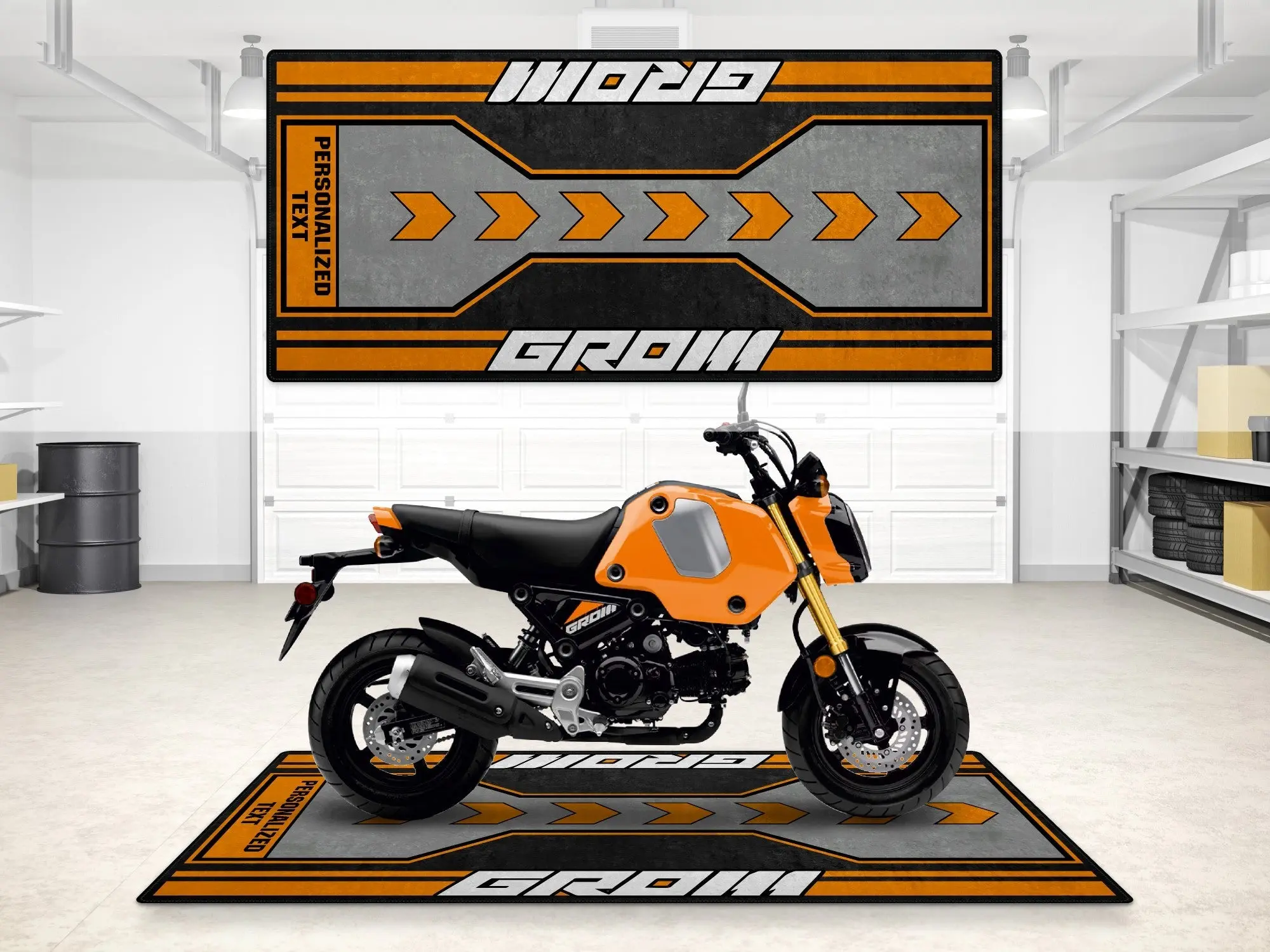 Designed Pit Mat for Honda GROM Motorcycle - MM7265 - Image 15