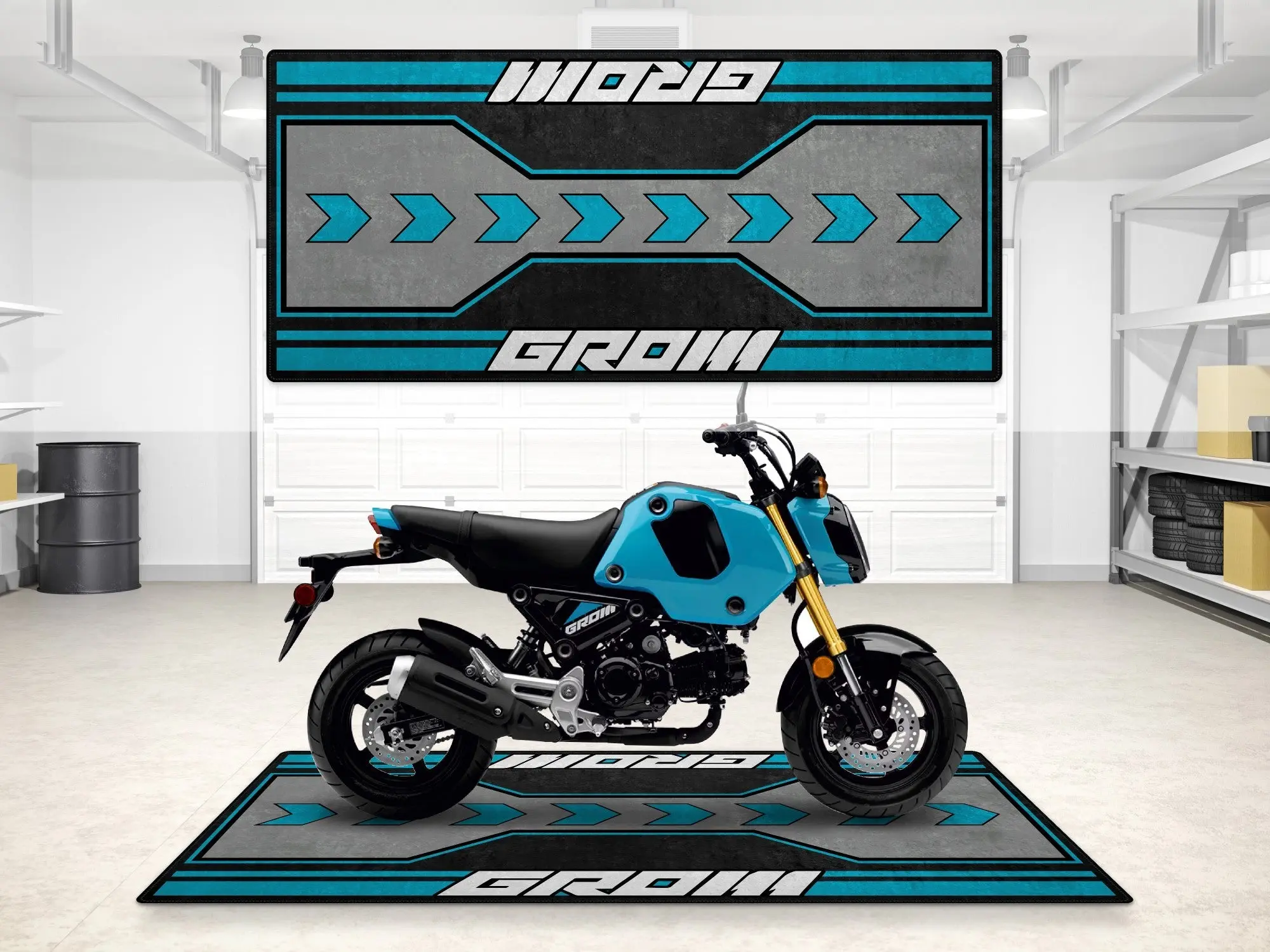 Designed Pit Mat for Honda GROM Motorcycle - MM7265 - Image 17