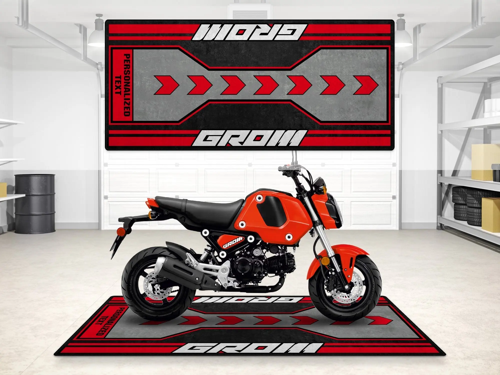 Designed Pit Mat for Honda GROM Motorcycle - MM7265 - Image 3