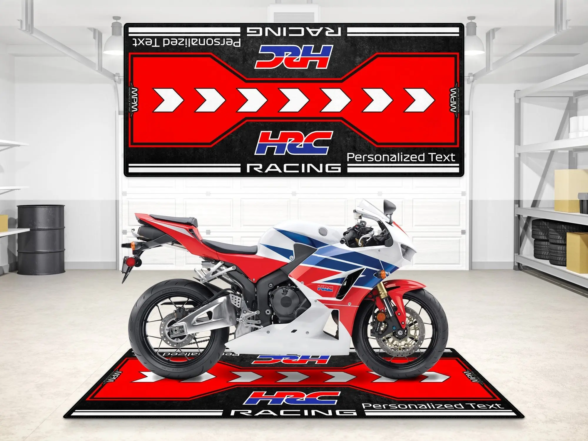 Designed Pit Mat for Honda HRC Motorcycle - MM7147 - Image 3