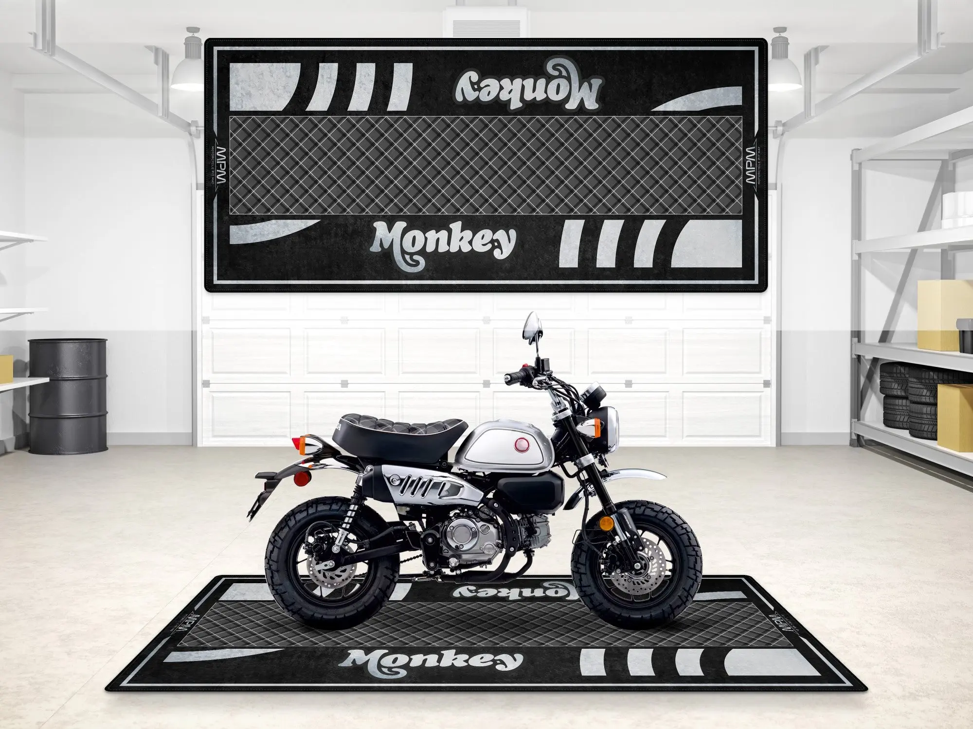 Designed Pit Mat for Honda Monkey Motorcycle - MM7458 - Image 6