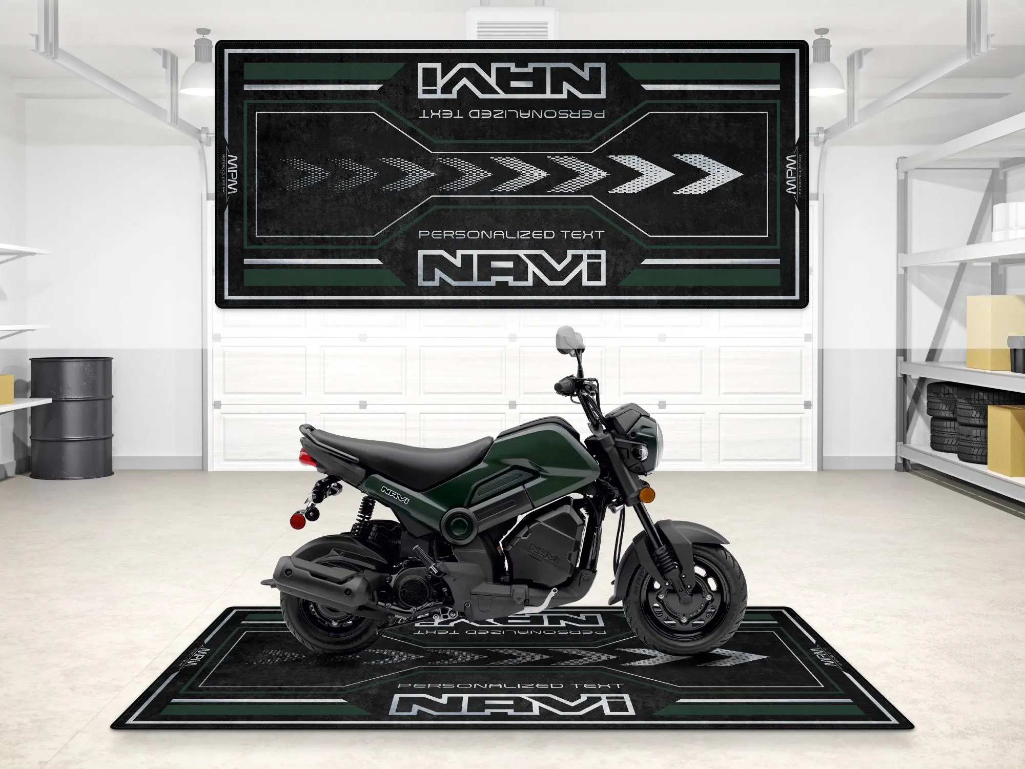 Designed Pit Mat for Honda Navi Motorcycle - MM7459 - Image 13