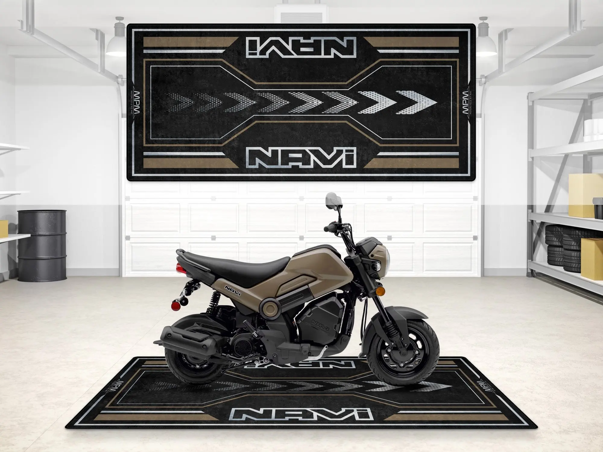 Designed Pit Mat for Honda Navi Motorcycle - MM7459 - Image 16