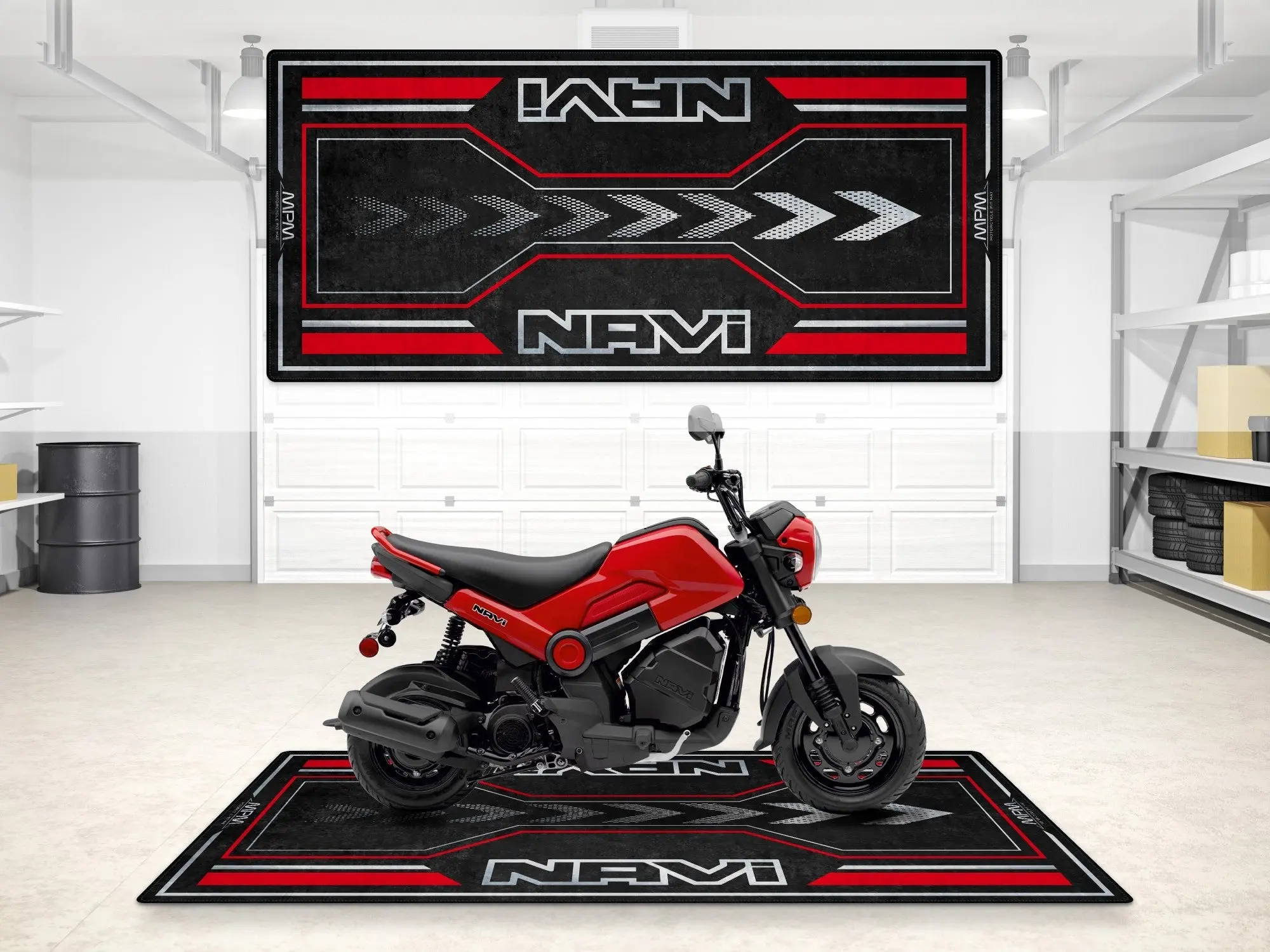 Designed Pit Mat for Honda Navi Motorcycle - MM7459 - Image 6