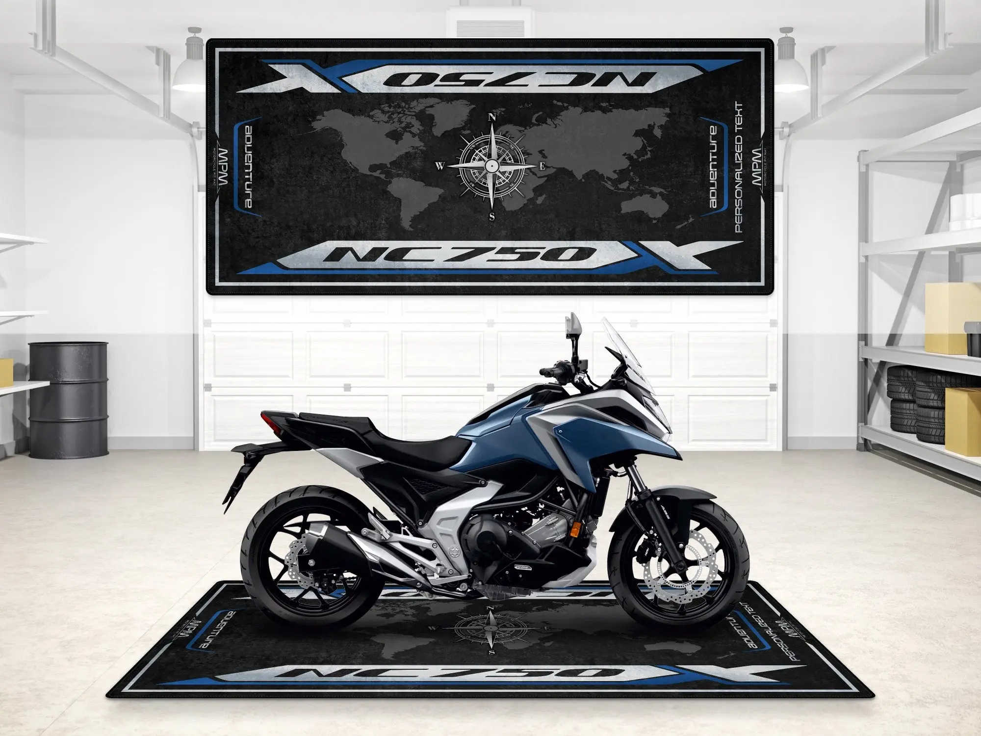 Designed Pit Mat for Honda NC750X Motorcycle - MM7454 - Image 3