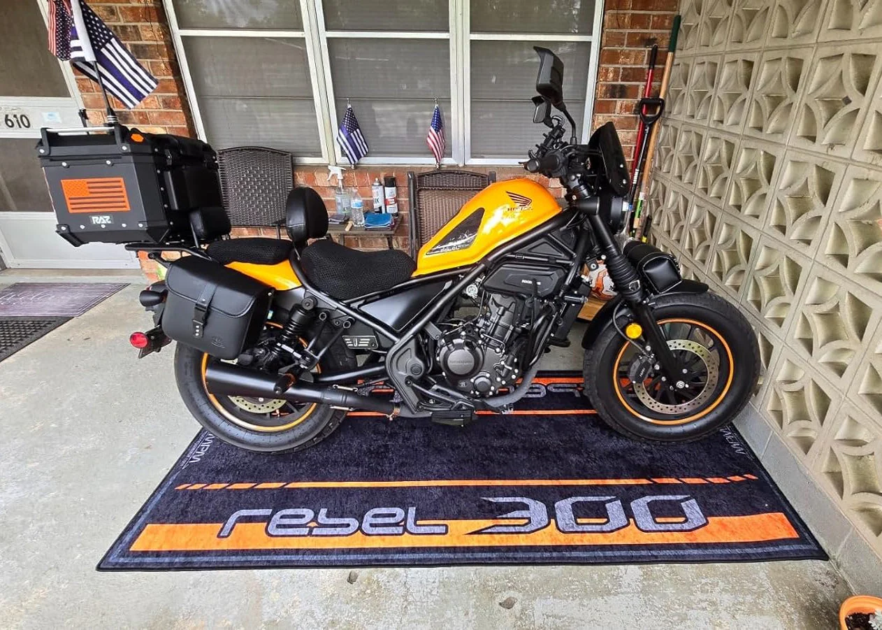Designed Pit Mat for Honda Rebel 300 Motorcycle - MM7440 - Image 14