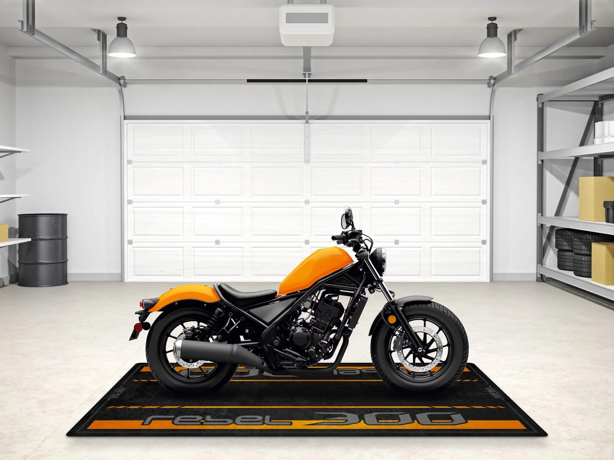 Designed Pit Mat for Honda Rebel 300 Motorcycle - MM7440 - Image 5