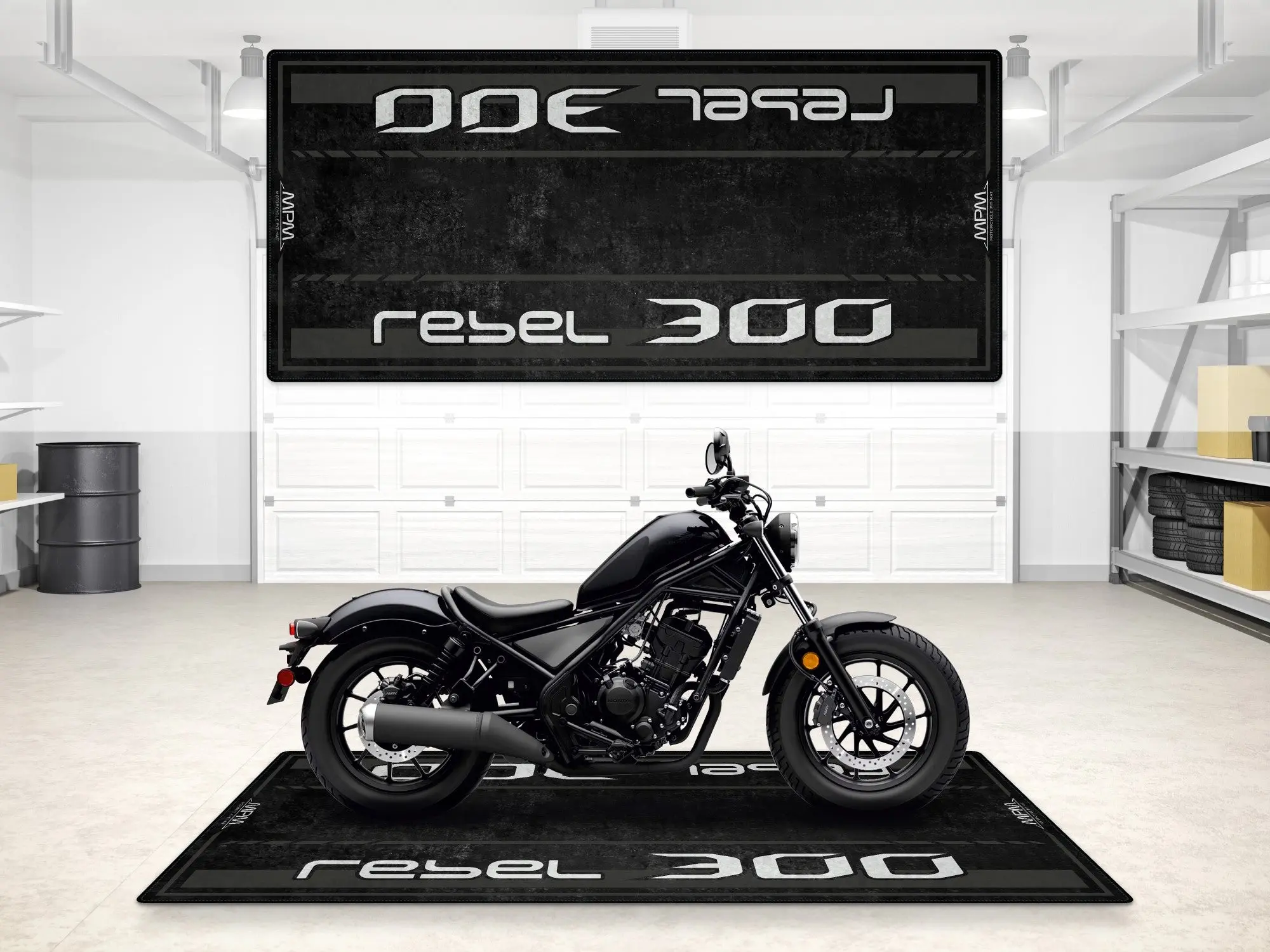 Designed Pit Mat for Honda Rebel 300 Motorcycle - MM7440 - Image 6