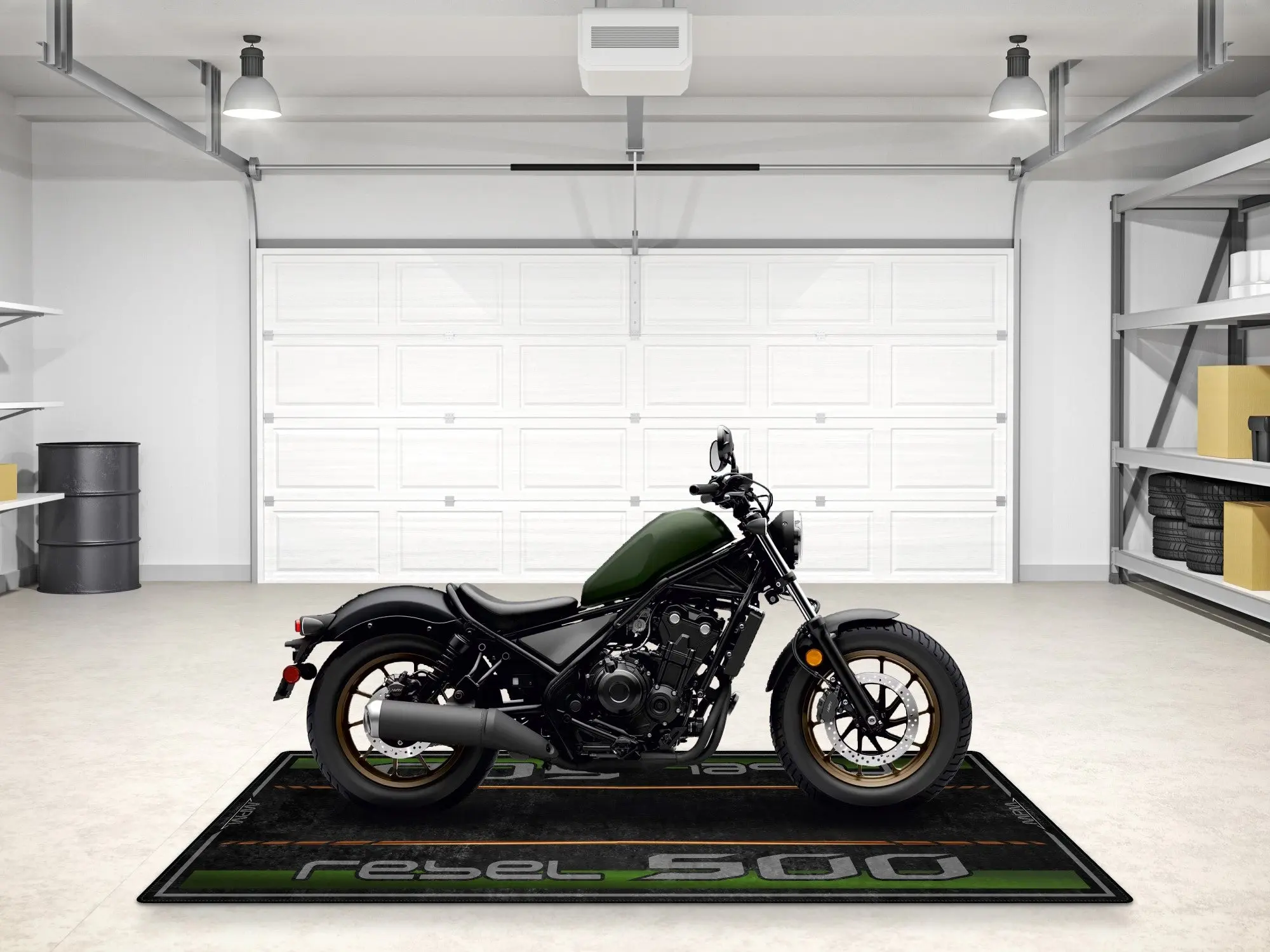 Designed Pit Mat for Honda Rebel 500 Motorcycle - MM7439 - Image 5