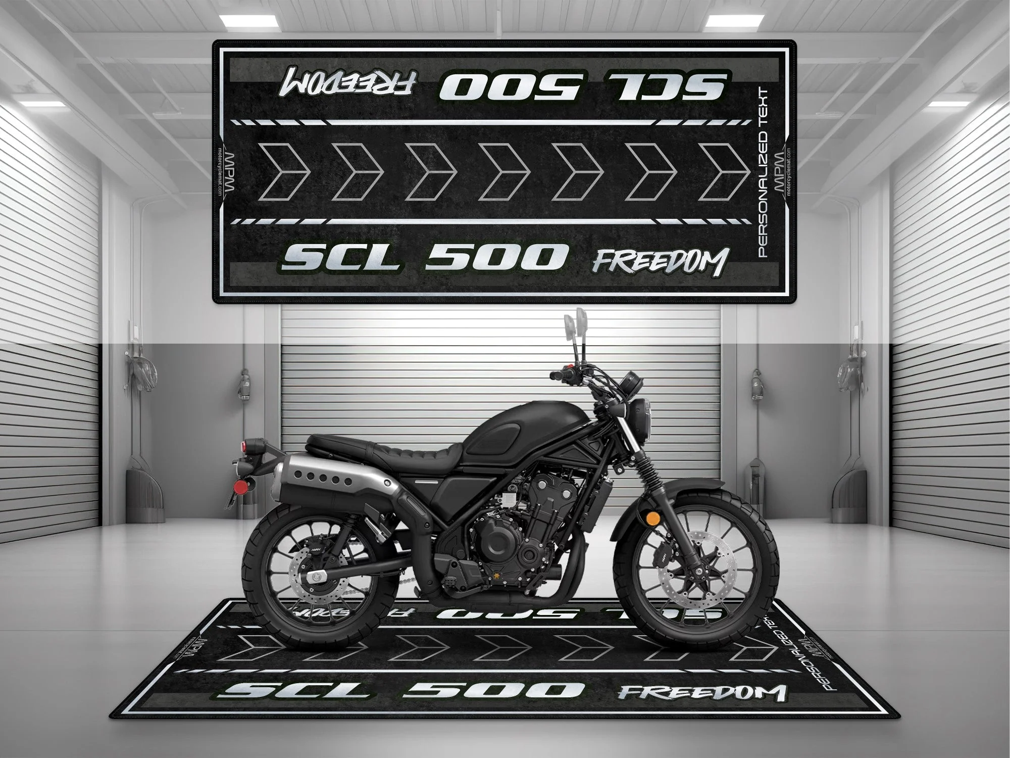 Designed Pit Mat for Honda SCL500 Motorcycle - MM7448 - Image 11