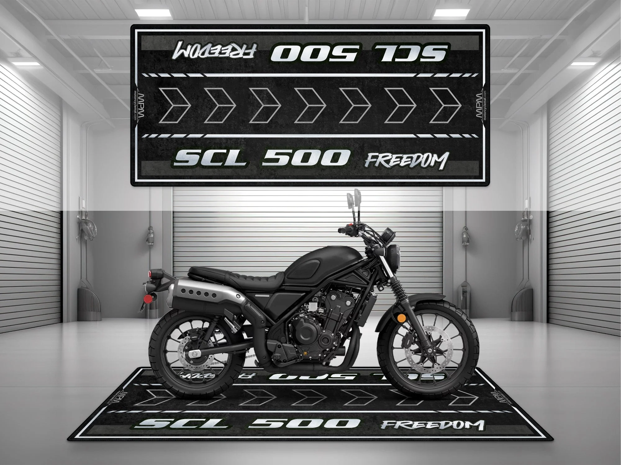 Designed Pit Mat for Honda SCL500 Motorcycle - MM7448 - Image 9